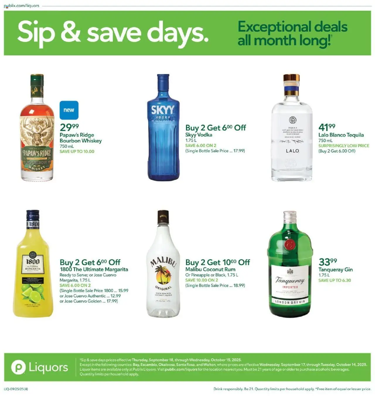 Publix Liquor - valid from 25.09.2025 | Page: 4 Publix Liquor - valid from 25.09.2025 | Page: 4
