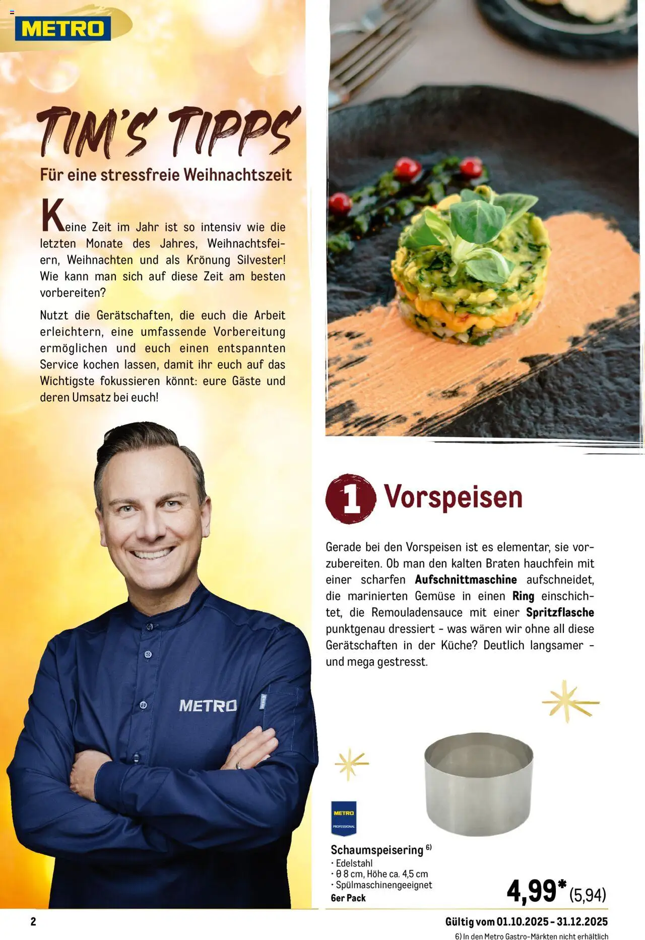 Metro Saisonkatalog "Perfekt ausgestattet" – gültig ab 01.10.2025 | Seite: 2 | Produkte: Küche, Gemüse Metro Saisonkatalog "Perfekt ausgestattet" – gültig ab 01.10.2025 | Seite: 2 | Produkte: Küche, Gemüse