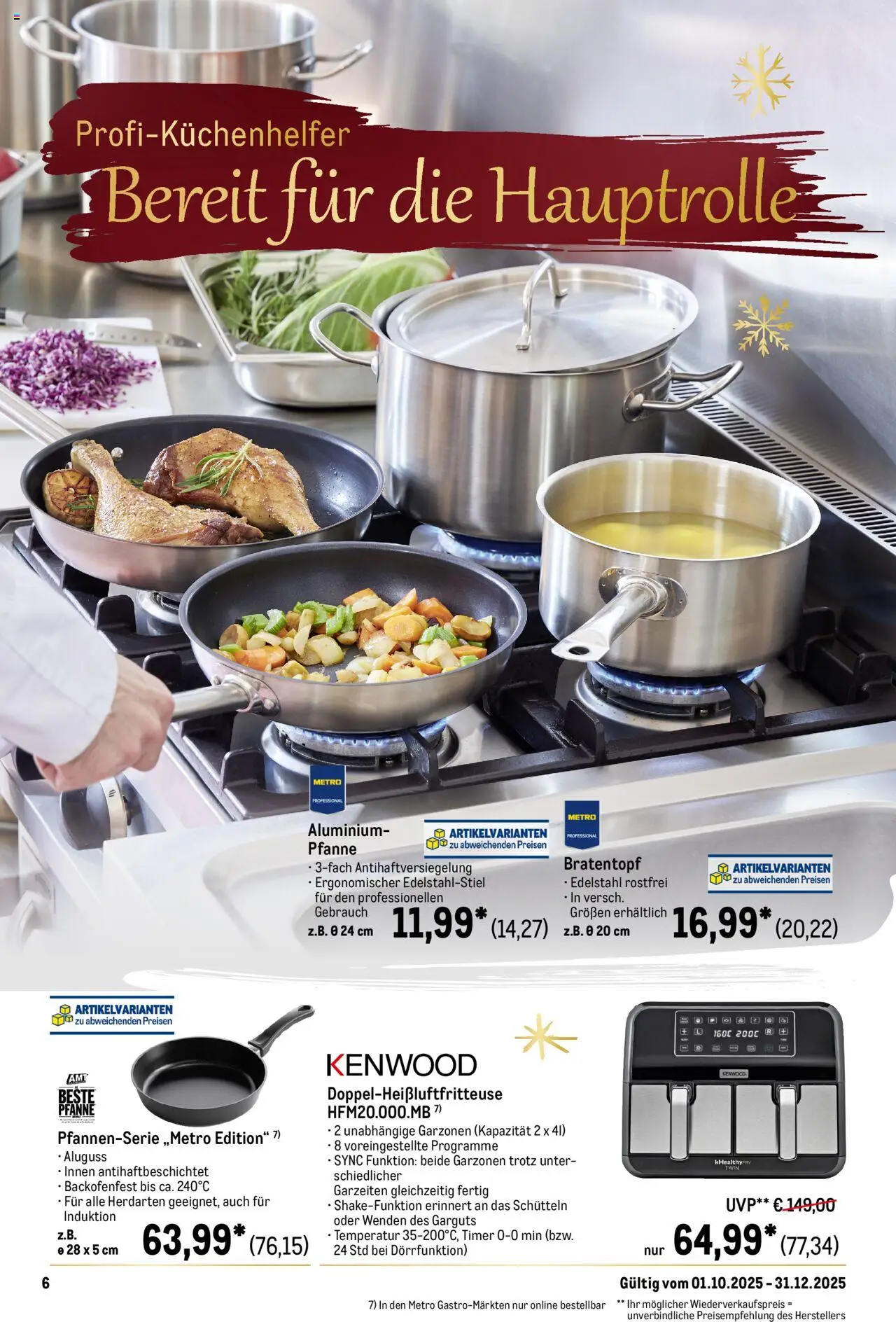 Metro Saisonkatalog "Perfekt ausgestattet" – gültig ab 01.10.2025 | Seite: 6 Metro Saisonkatalog "Perfekt ausgestattet" – gültig ab 01.10.2025 | Seite: 6