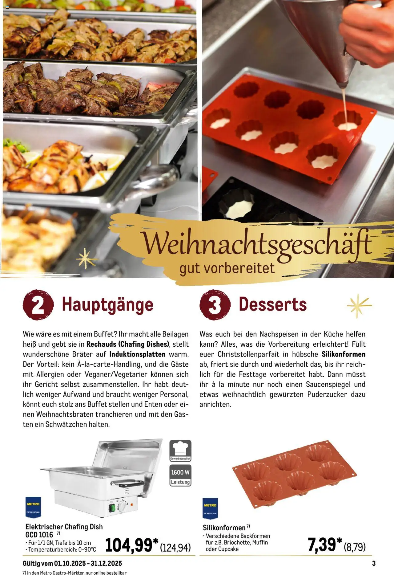 Metro Saisonkatalog "Perfekt ausgestattet" – gültig ab 01.10.2025 | Seite: 3 | Produkte: Küche Metro Saisonkatalog "Perfekt ausgestattet" – gültig ab 01.10.2025 | Seite: 3 | Produkte: Küche
