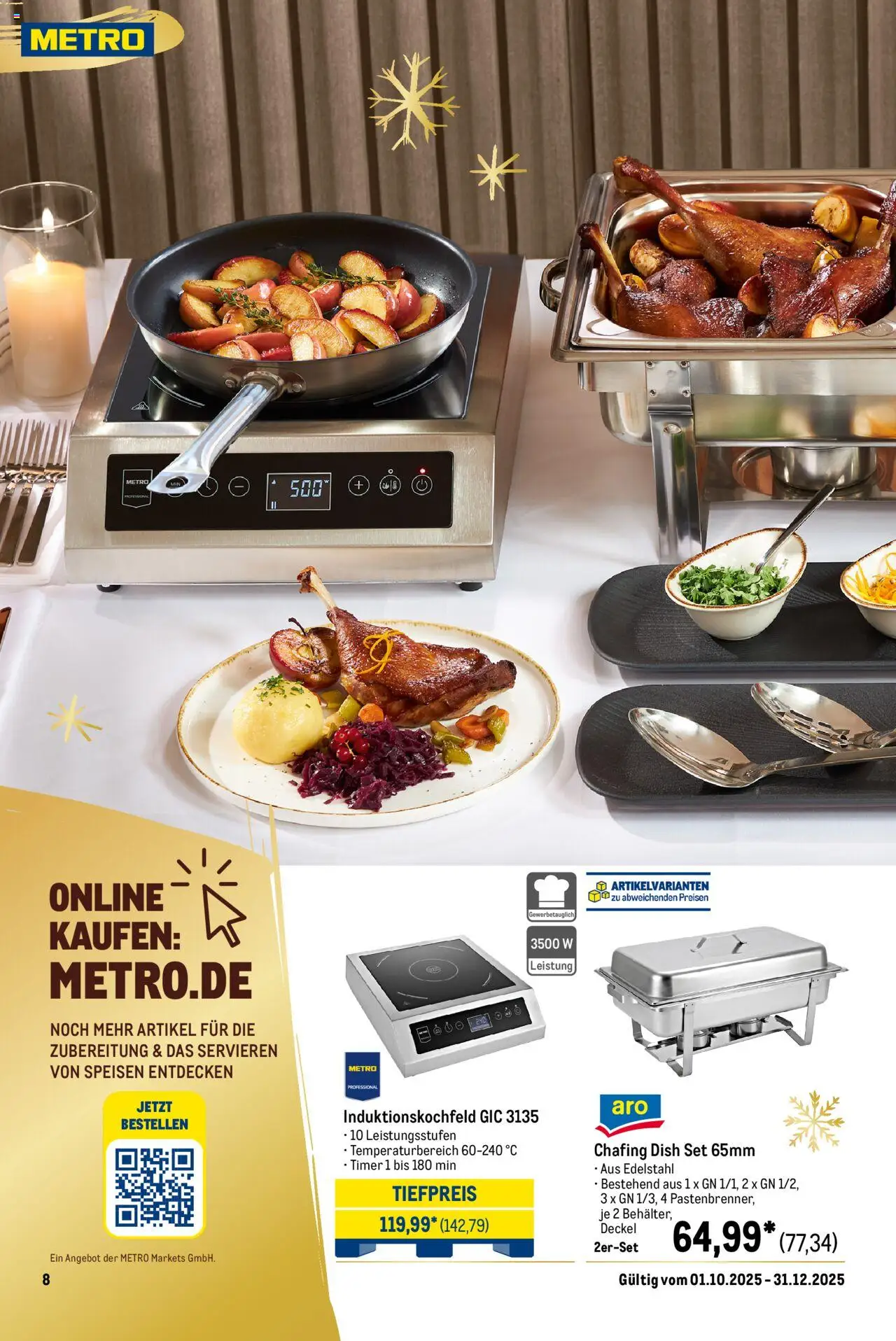 Metro Saisonkatalog "Perfekt ausgestattet" – gültig ab 01.10.2025 | Seite: 8 Metro Saisonkatalog "Perfekt ausgestattet" – gültig ab 01.10.2025 | Seite: 8