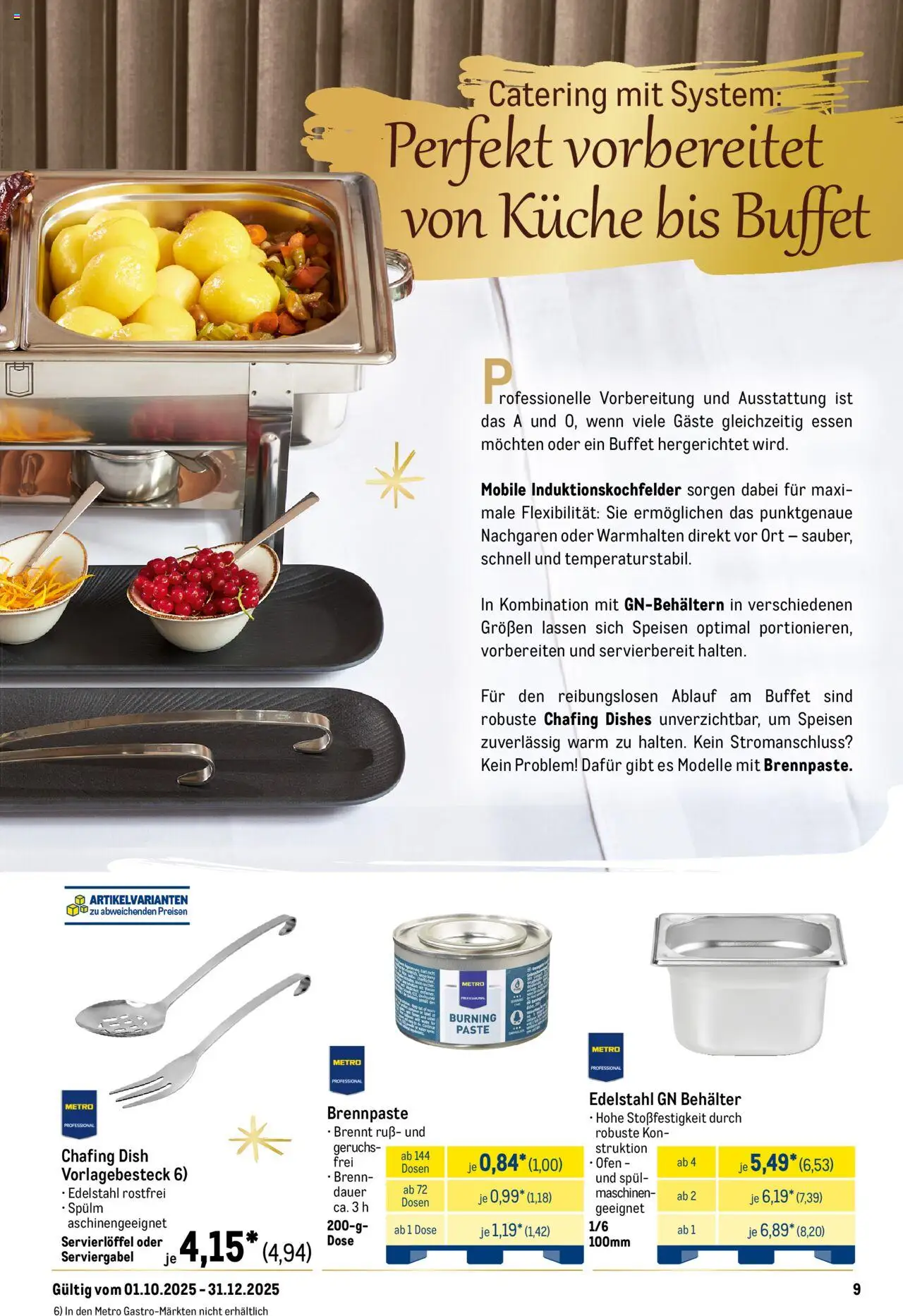 Metro Saisonkatalog "Perfekt ausgestattet" – gültig ab 01.10.2025 | Seite: 9 | Produkte: Ofen, Küche Metro Saisonkatalog "Perfekt ausgestattet" – gültig ab 01.10.2025 | Seite: 9 | Produkte: Ofen, Küche