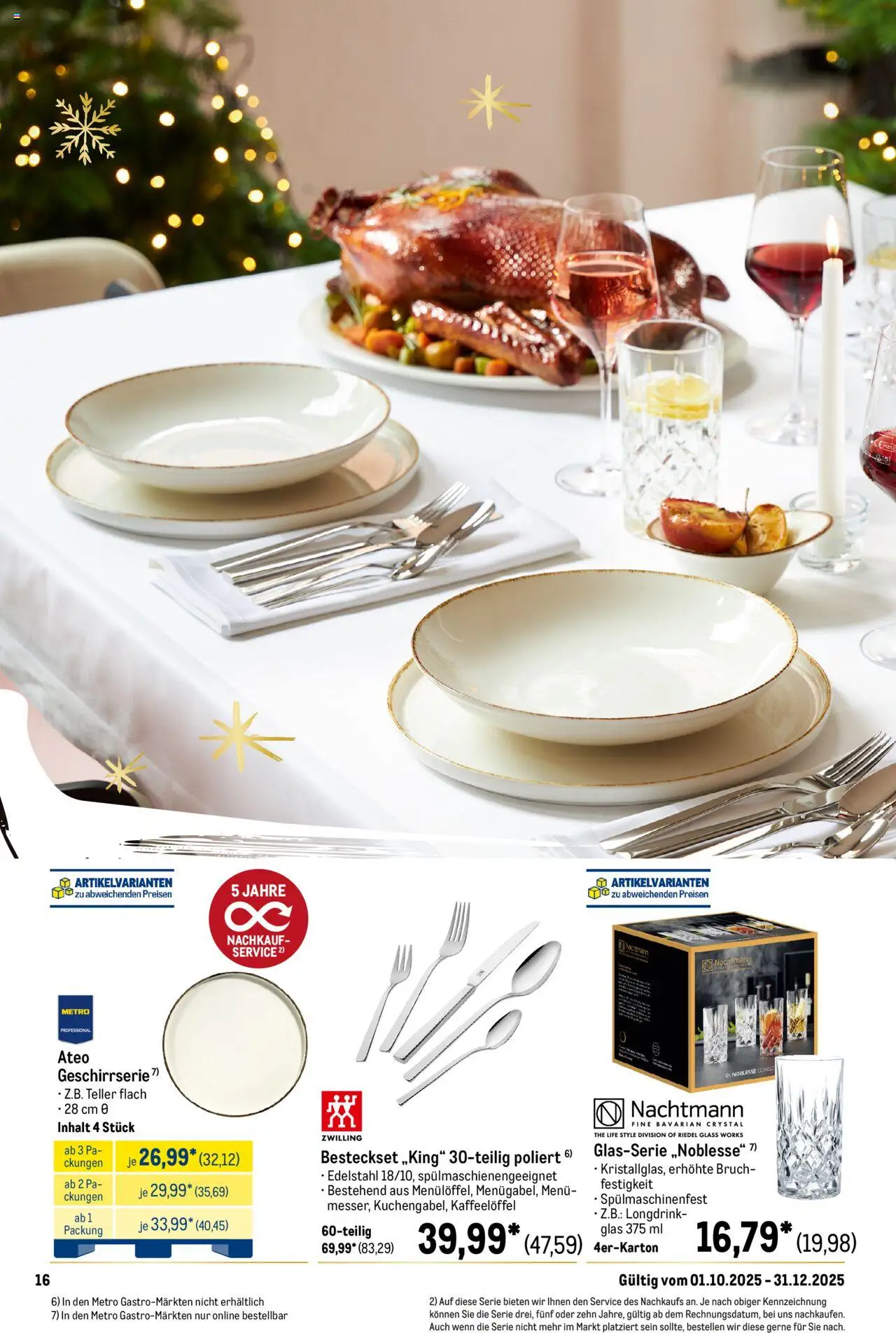 Metro Saisonkatalog "Perfekt ausgestattet" – gültig ab 01.10.2025 | Seite: 16 Metro Saisonkatalog "Perfekt ausgestattet" – gültig ab 01.10.2025 | Seite: 16