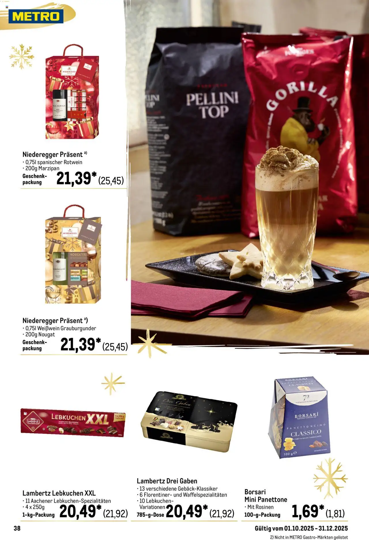 Metro Saisonkatalog "Perfekt ausgestattet" – gültig ab 01.10.2025 | Seite: 42 | Produkte: Weißwein, Rotwein, Rosinen Metro Saisonkatalog "Perfekt ausgestattet" – gültig ab 01.10.2025 | Seite: 42 | Produkte: Weißwein, Rotwein, Rosinen