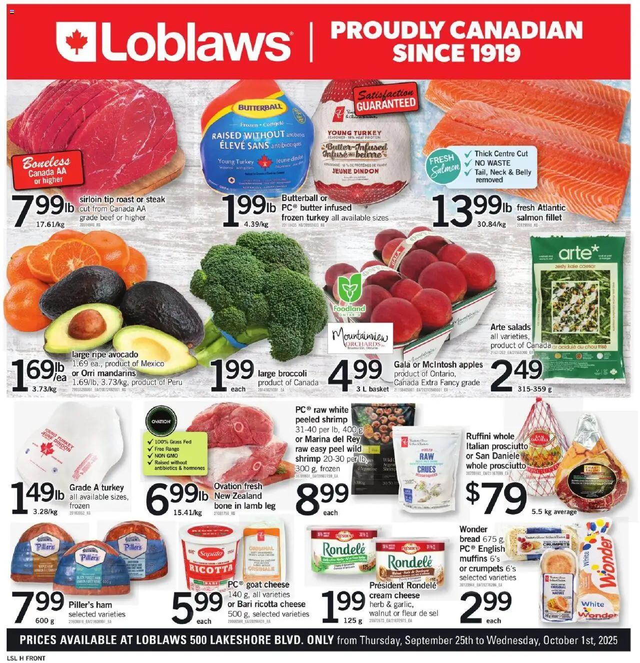 Loblaws flyer – ON from Sep 25, 2025 > weekly specials & deals