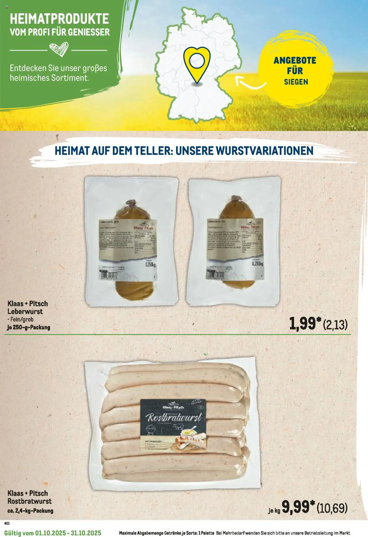 Metro Regionaler Flyer – gültig ab 01.10.2025 | Seite: 8