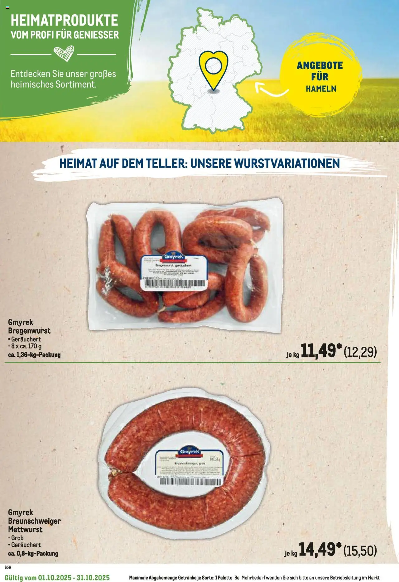 Metro Regionaler Flyer – gültig ab 01.10.2025 | Seite: 18