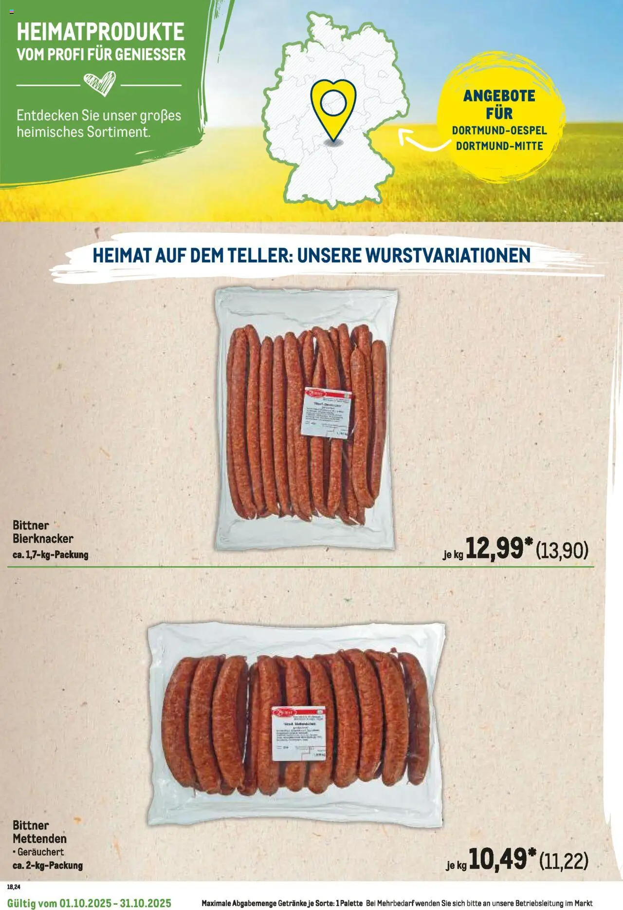 Metro Regionaler Flyer – gültig ab 01.10.2025 | Seite: 34