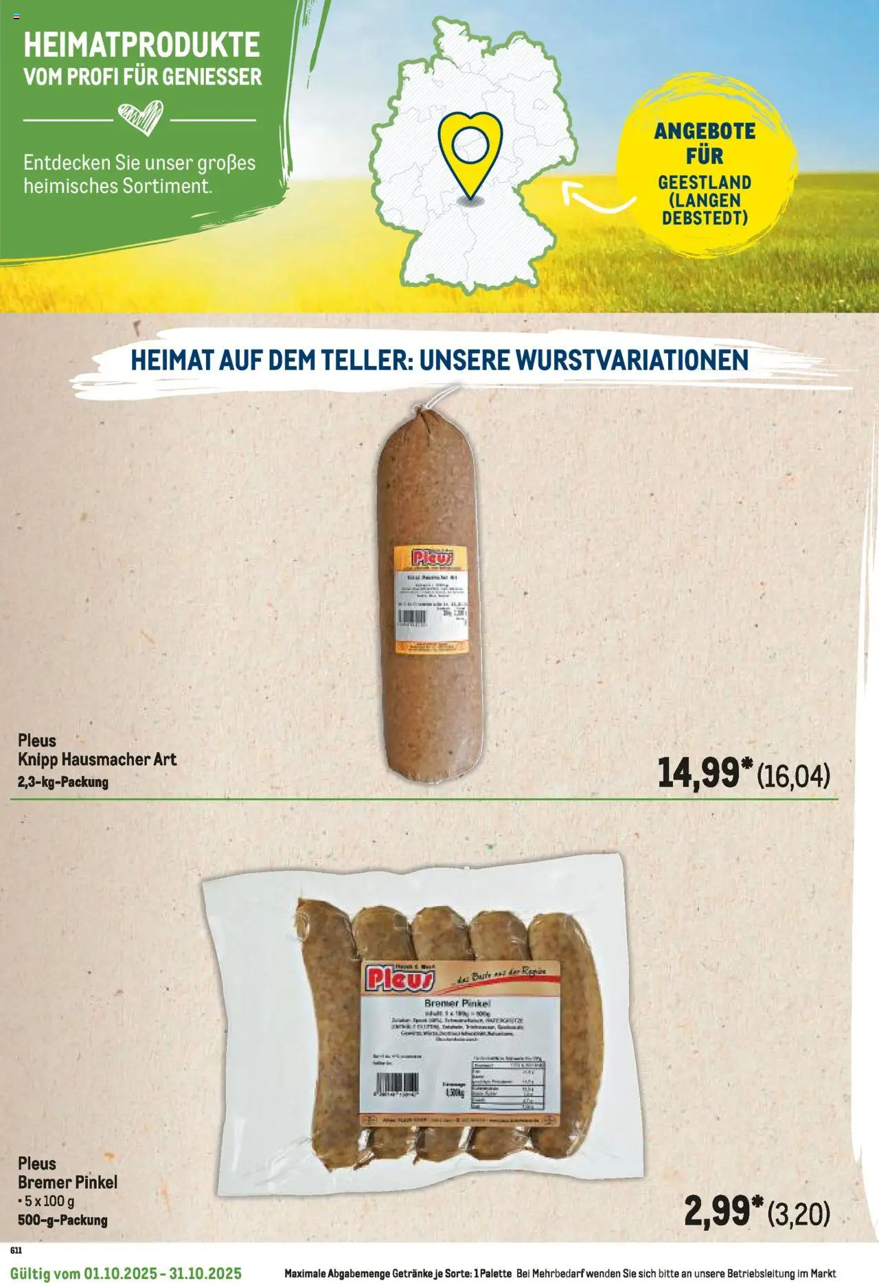 Metro Regionaler Flyer – gültig ab 01.10.2025 | Seite: 46