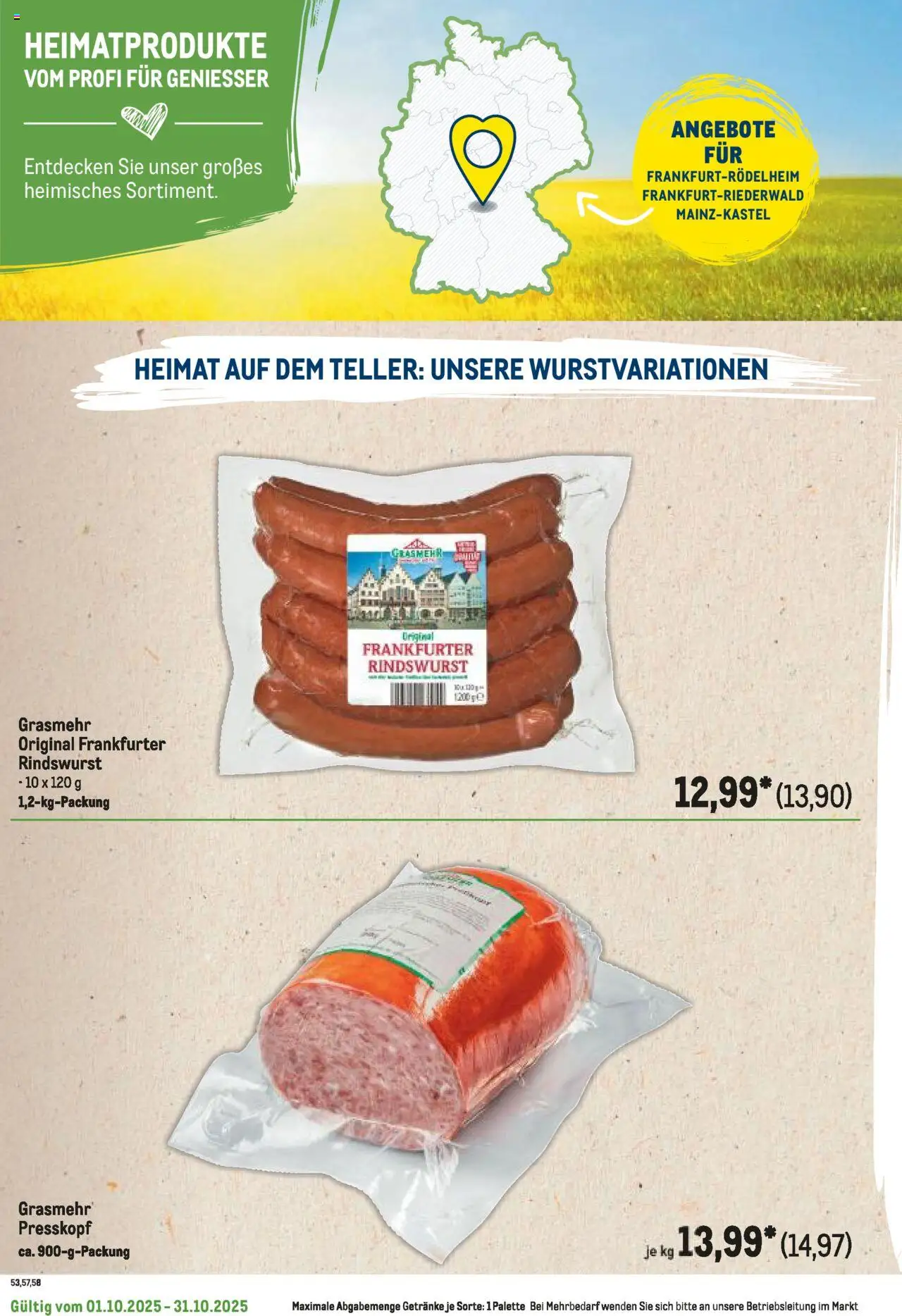 Metro Regionaler Flyer – gültig ab 01.10.2025 | Seite: 52