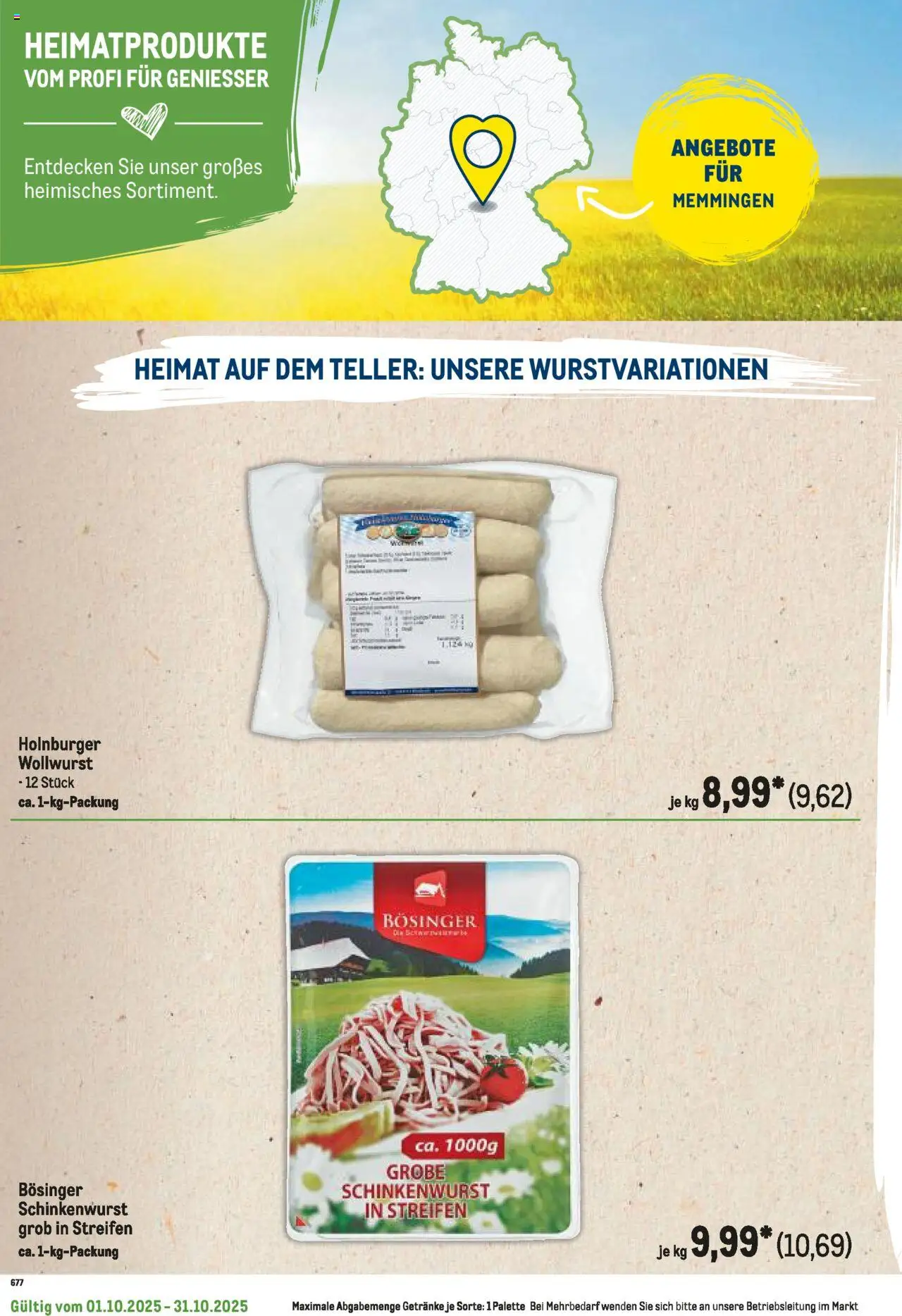 Metro Regionaler Flyer – gültig ab 01.10.2025 | Seite: 68
