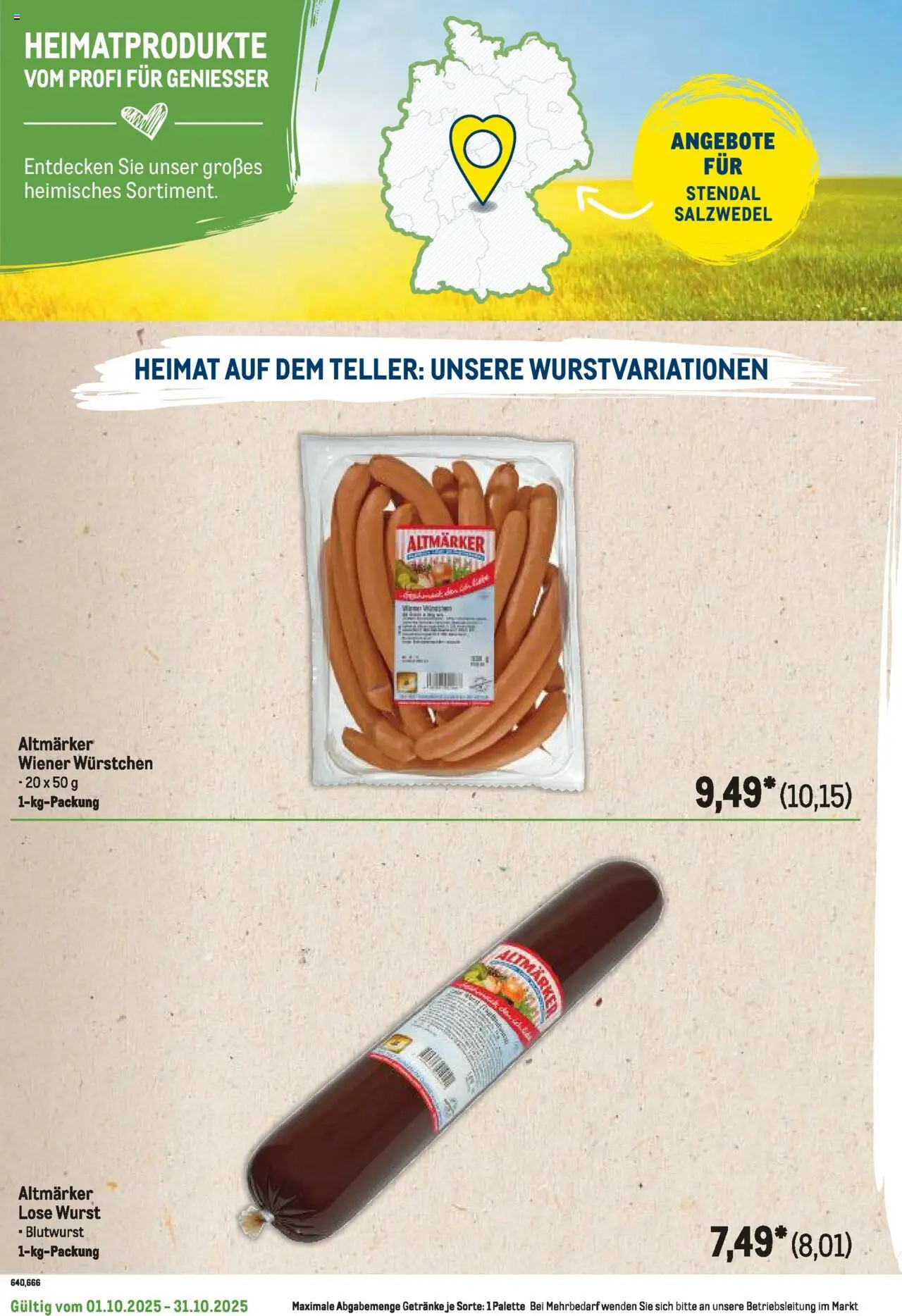 Metro Regionaler Flyer – gültig ab 01.10.2025 | Seite: 78 | Produkte: Wiener wurstchen, Wurst