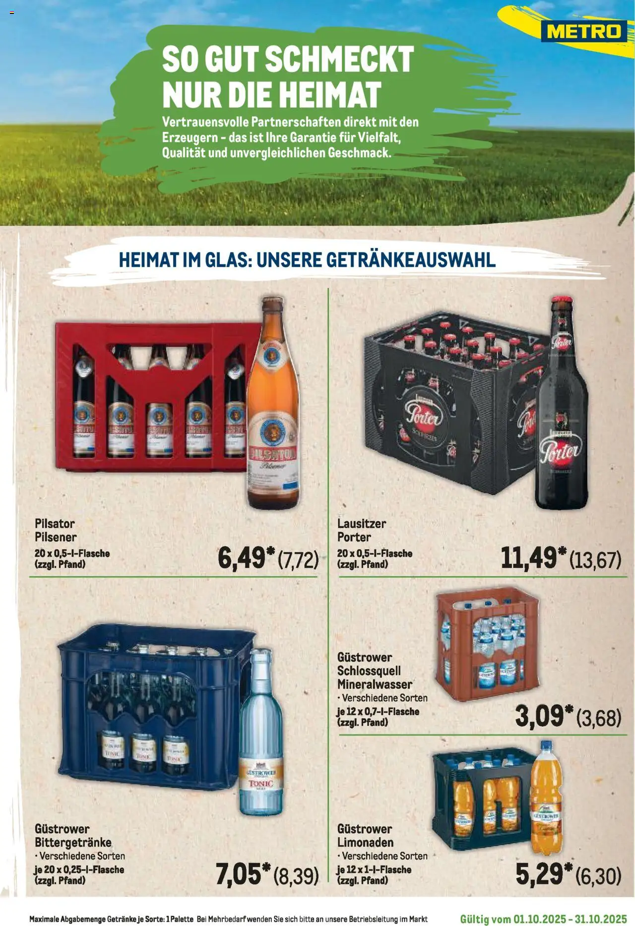 Metro Regionaler Flyer – gültig ab 01.10.2025 | Seite: 83 | Produkte: Mineralwasser