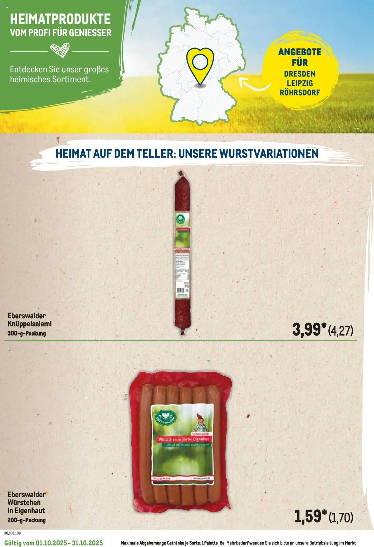 Metro Regionaler Flyer – gültig ab 01.10.2025 | Seite: 84