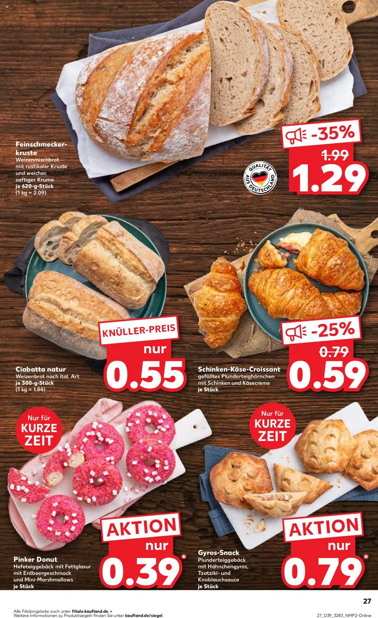 Kaufland prospekt Berlin	 – gültig ab 25.09.2025 | Seite: 27 | Produkte: Schinken
