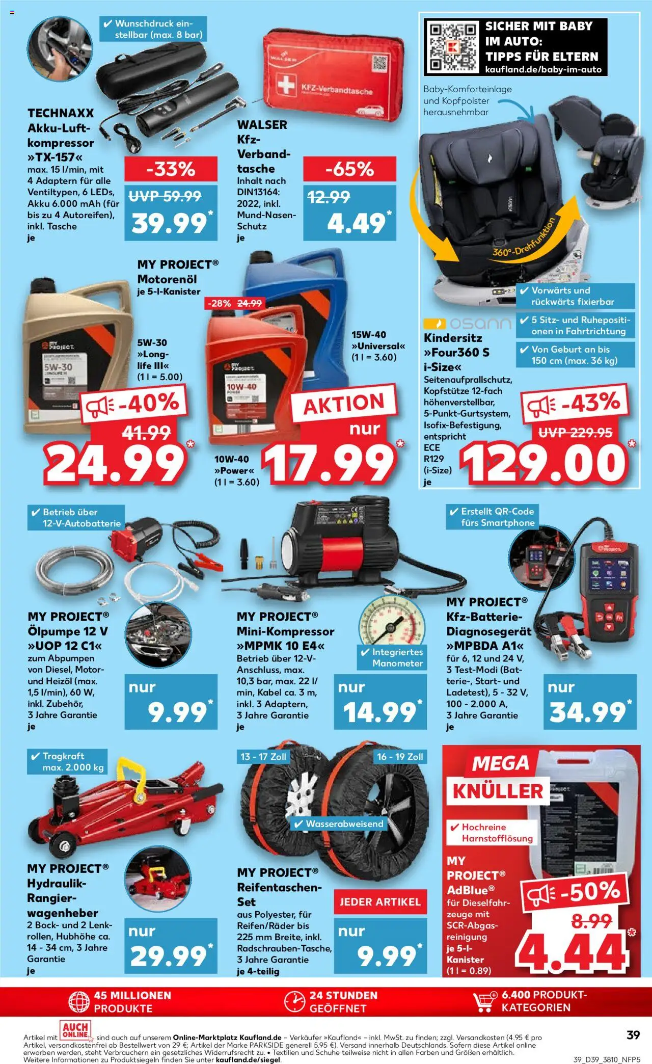 Kaufland prospekt Berlin	 – gültig ab 25.09.2025 | Seite: 39 | Produkte: Kabel, Tasche, Kopfpolster, Smartphone