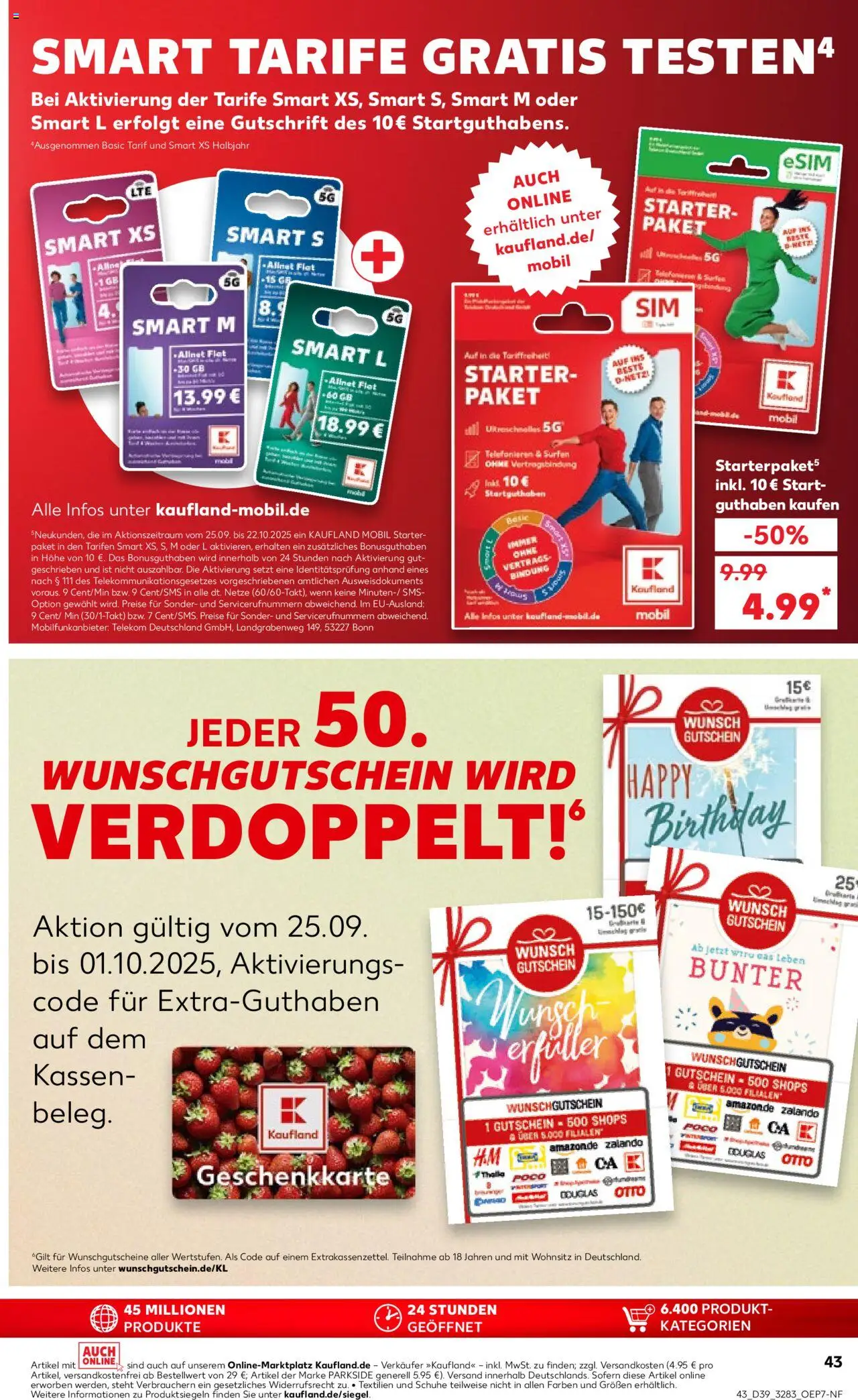 Kaufland prospekt Berlin	 – gültig ab 25.09.2025 | Seite: 43