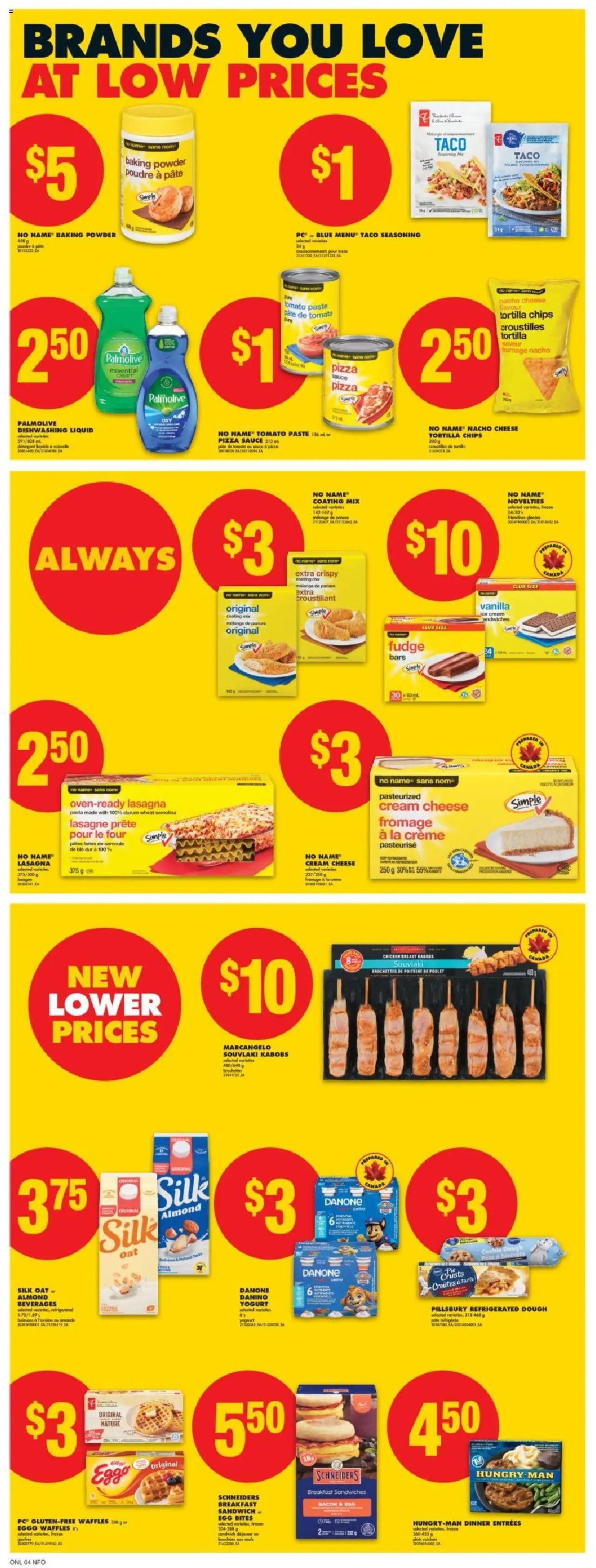 No Frills flyer valid from 25.09.2025 | Page: 13 | Products: Chips, Cream, Powder, Detergent