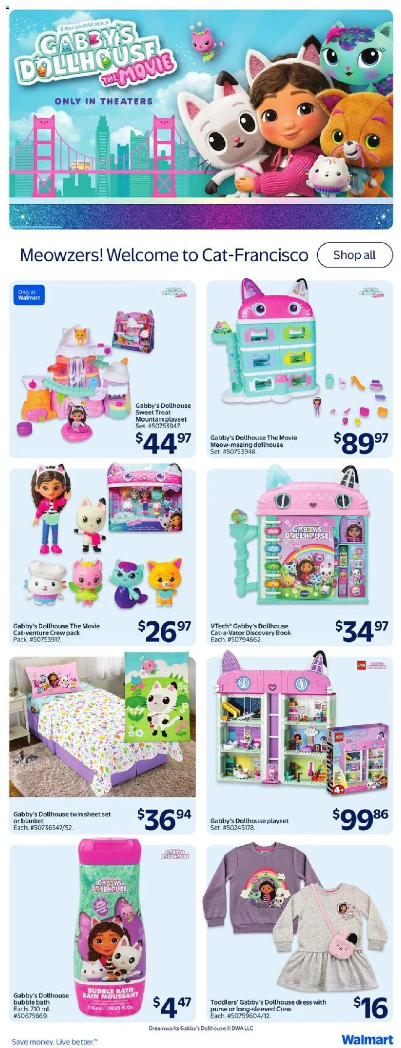 Walmart flyer valid from 25.09.2025 | Page: 28 | Products: Purse, Bubble bath, Blanket, Bath
