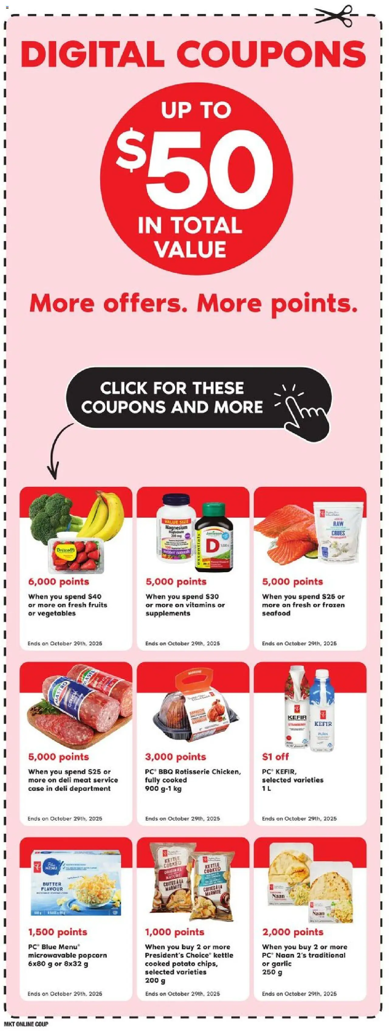 Loblaws flyer valid from 25.09.2025 | Page: 15 | Products: PC, Case, Kettle, Butter