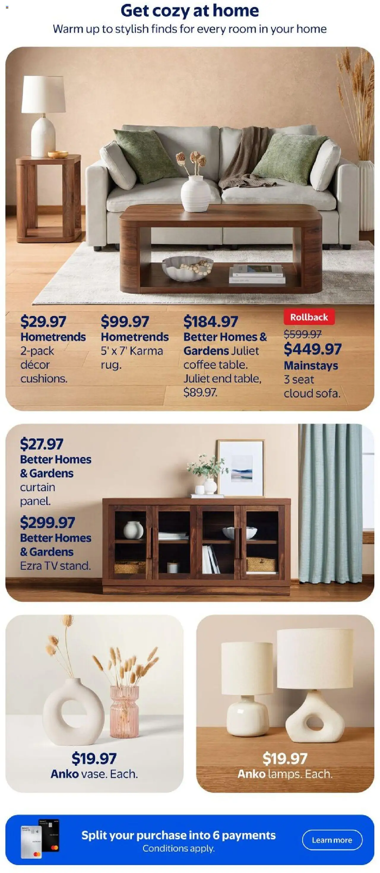Walmart flyer valid from 25.09.2025 | Page: 2 | Products: Tv, Coffee