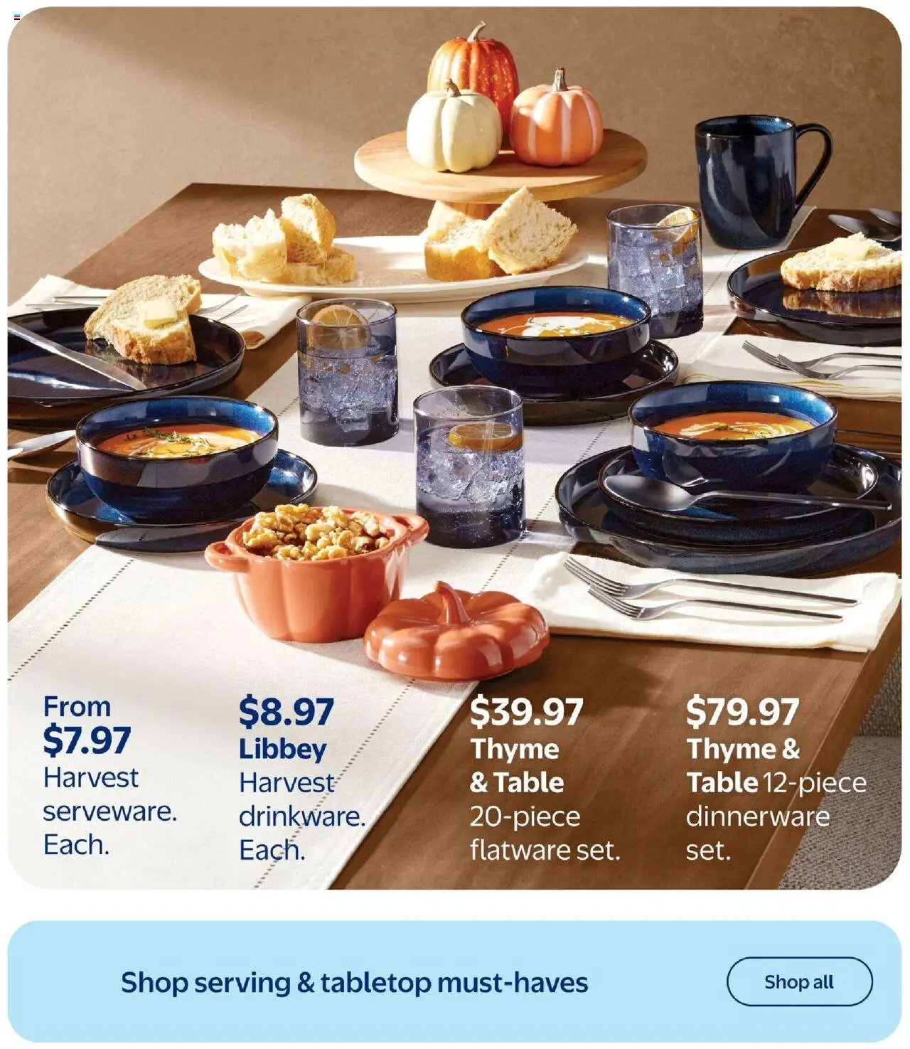 Walmart flyer valid from 25.09.2025 | Page: 7 | Products: Table