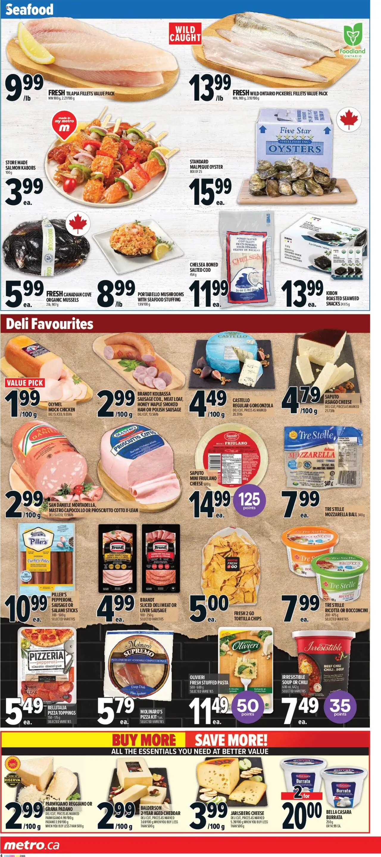 Metro flyer valid from 25.09.2025 | Page: 9 | Products: Pasta, Box, Ham, Pizza