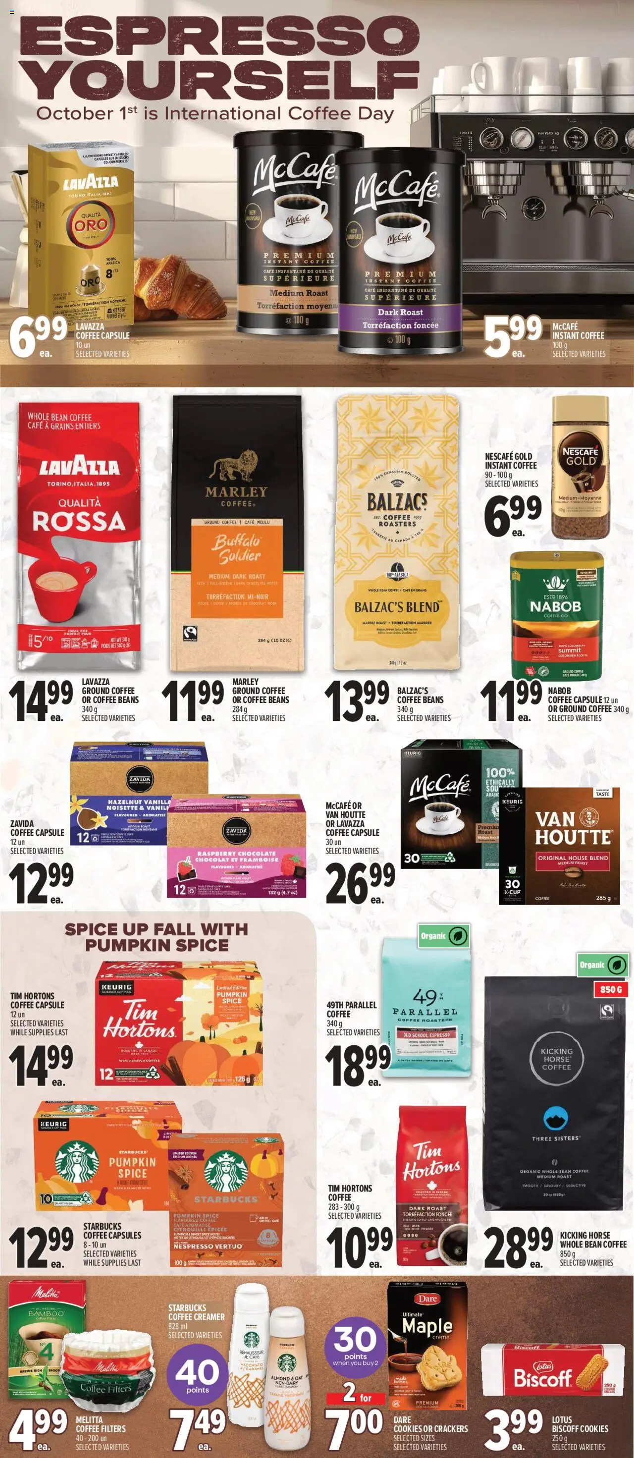 Metro flyer valid from 25.09.2025 | Page: 13 | Products: Cookies, Coffee, Chocolate, Pumpkin