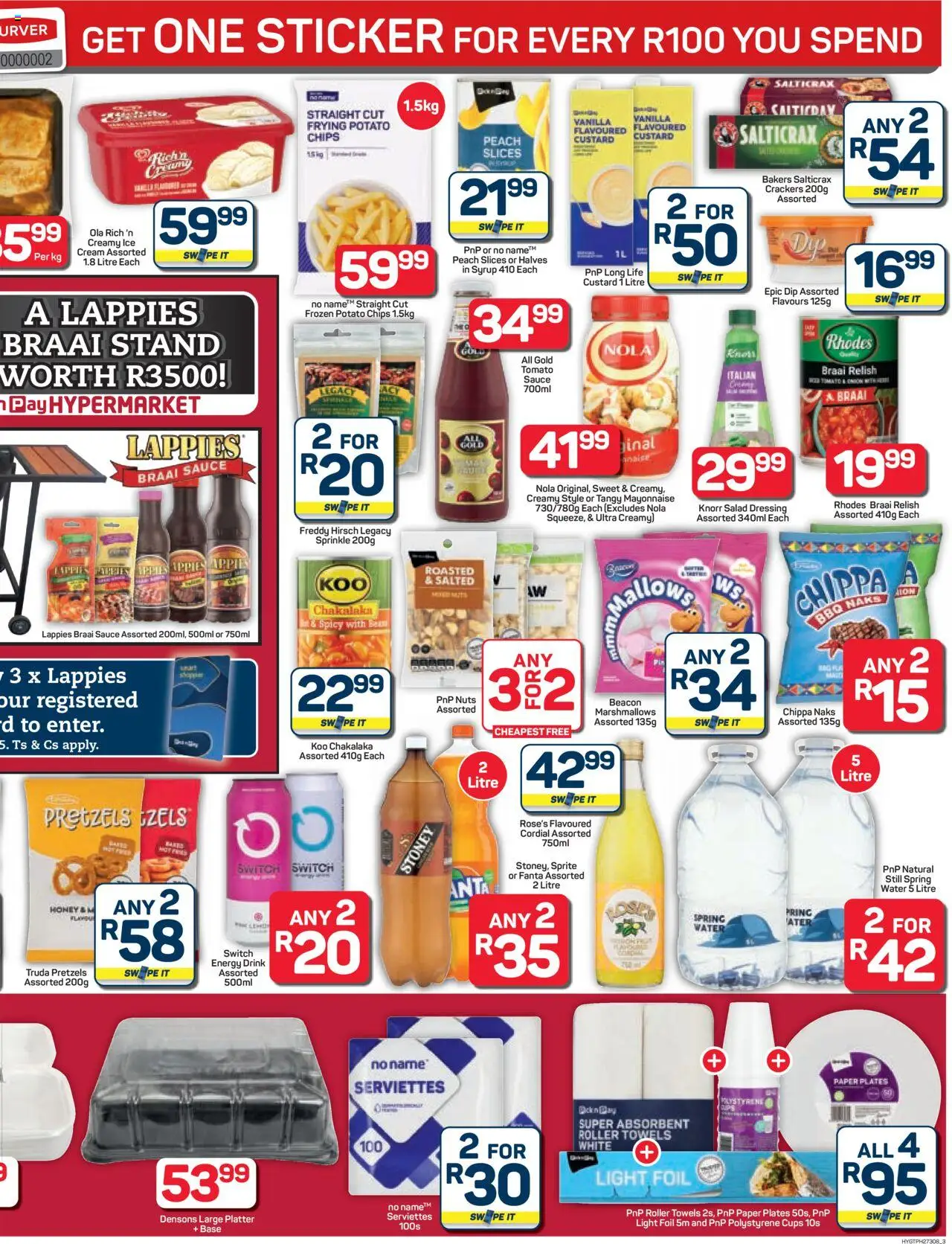 New Pick n Pay catalogue – valid from 15.09.2025 | Page: 3 | Products: Stoney, Chips, Dressing, Cream