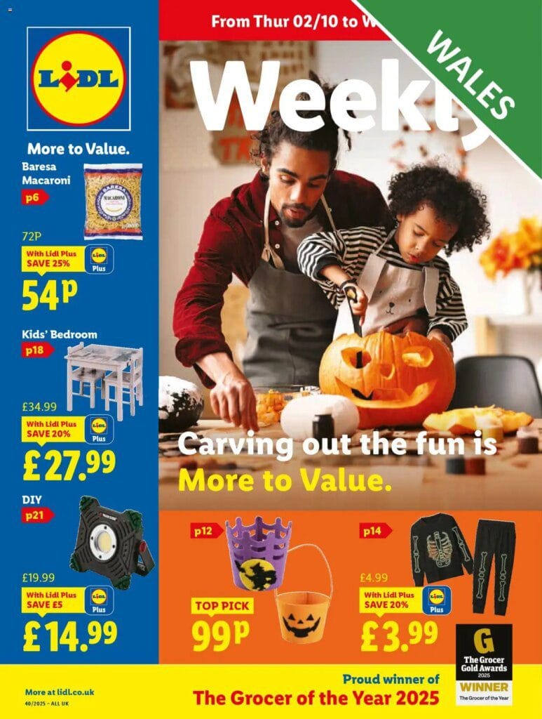 Lidl offers this week Thursday 02 October Wales