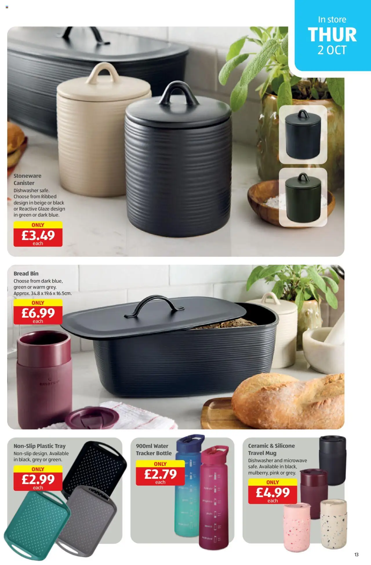  | Page: 13 | Products: Microwave, Bread, Calvados, Dishwasher