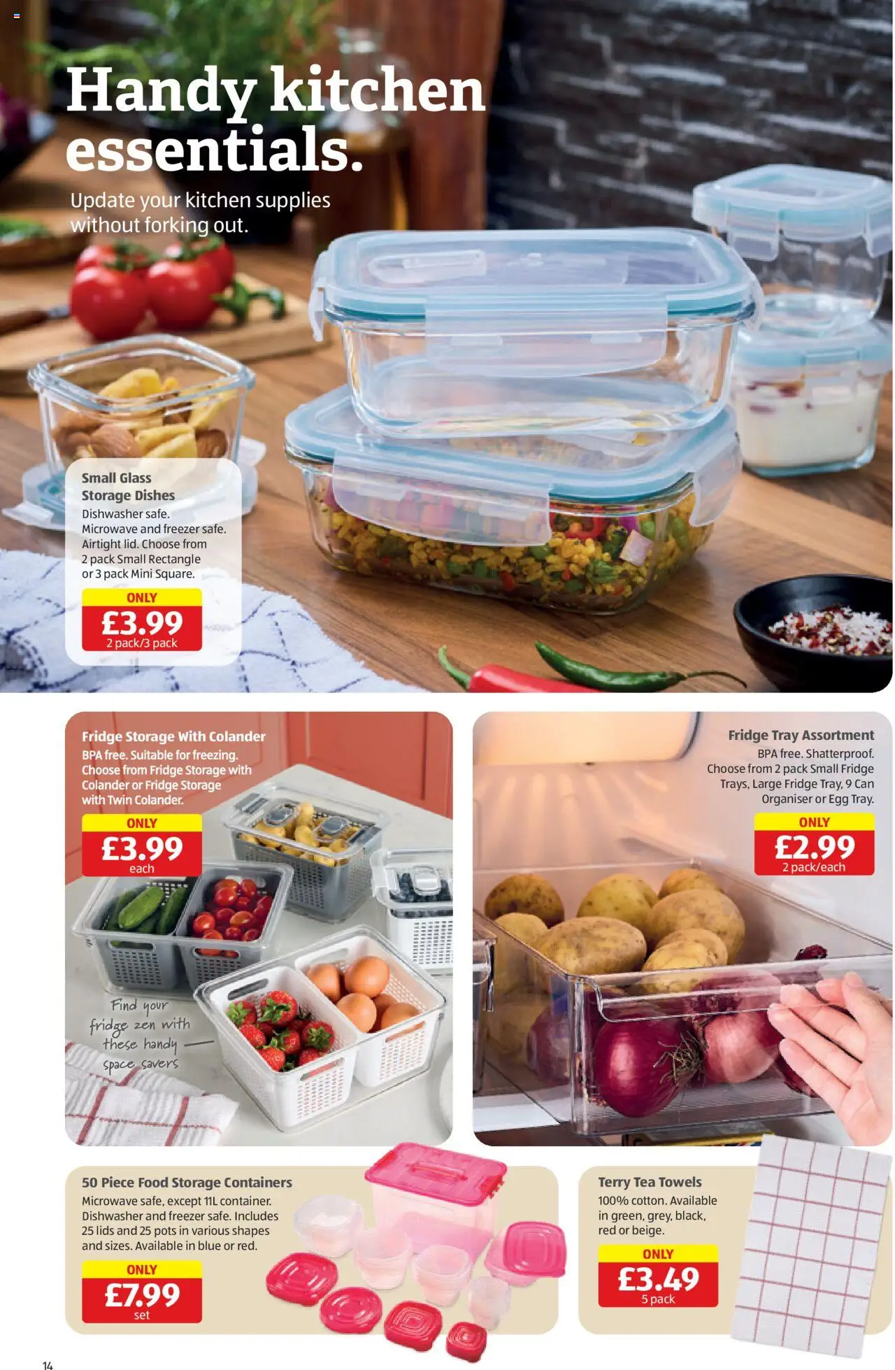  | Page: 14 | Products: Towels, Microwave, Colander, Freezer