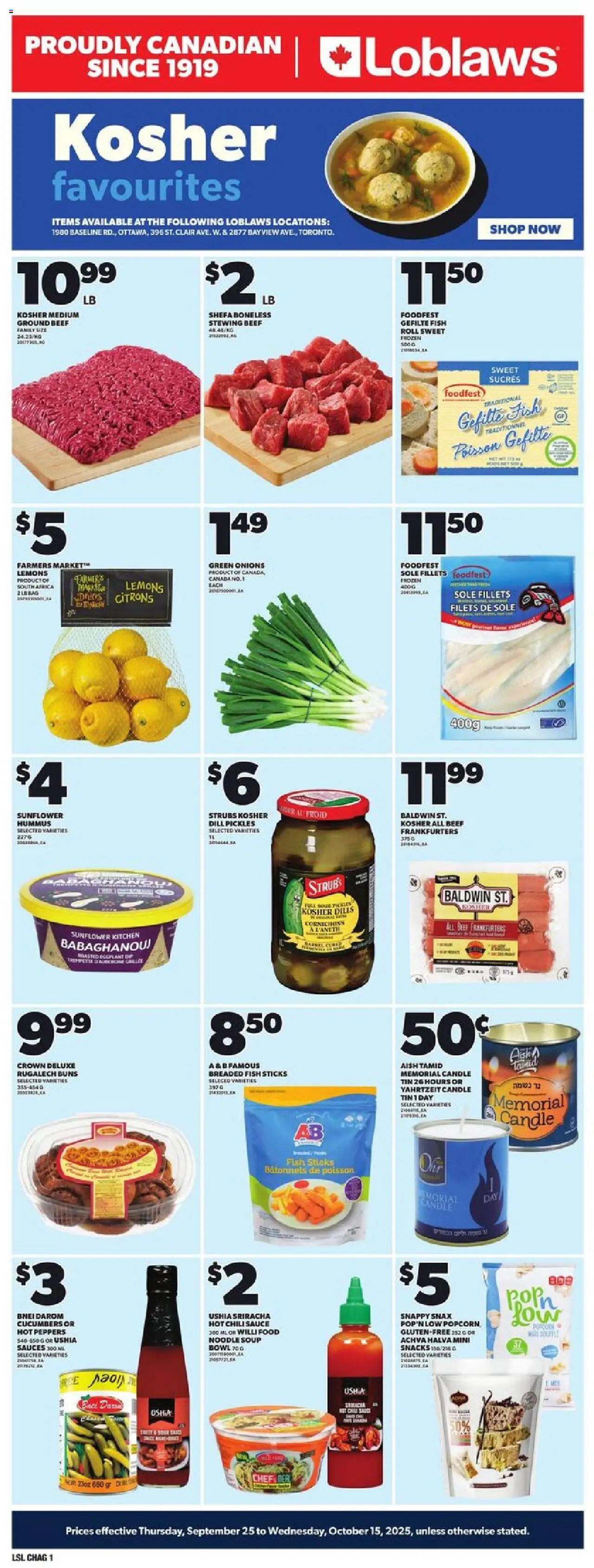 Loblaws flyer valid from 25.09.2025 | Page: 1
