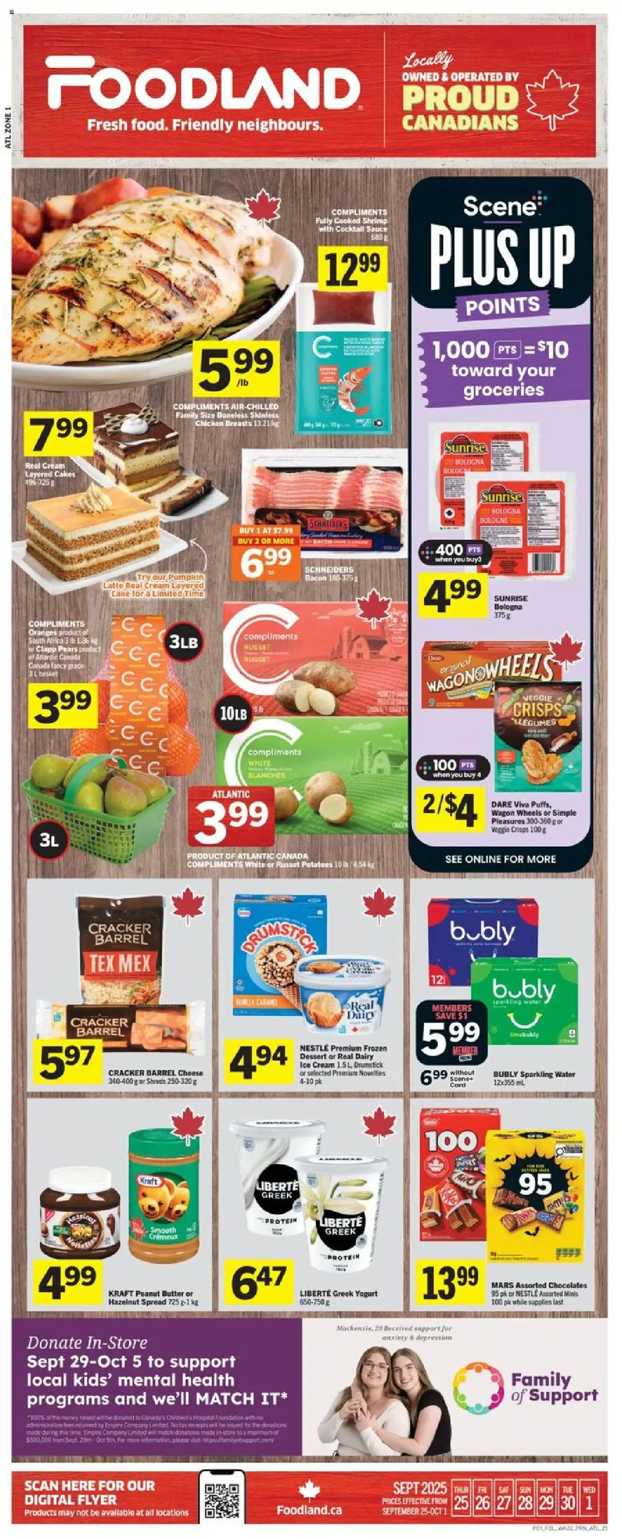 Foodland flyer valid from 25.09.2025 | Page: 1