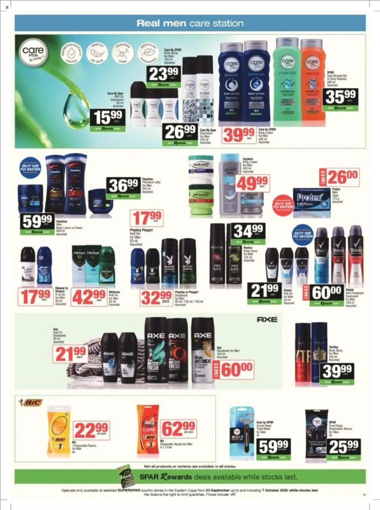 New Spar catalogue – valid from 23.09.2025 | Page: 5 | Products: Body spray, Deodorant