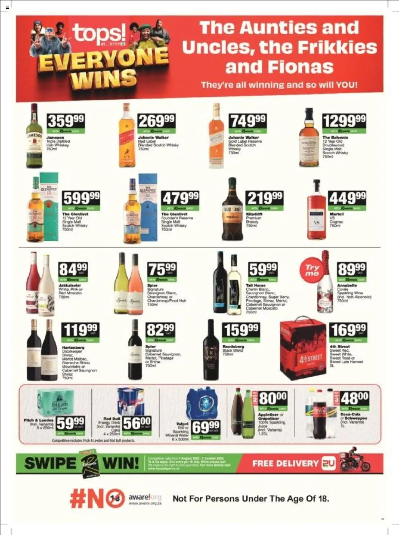 New Spar catalogue – valid from 23.09.2025 | Page: 9 | Products: Brandy, Juice, Wine, Whiskey