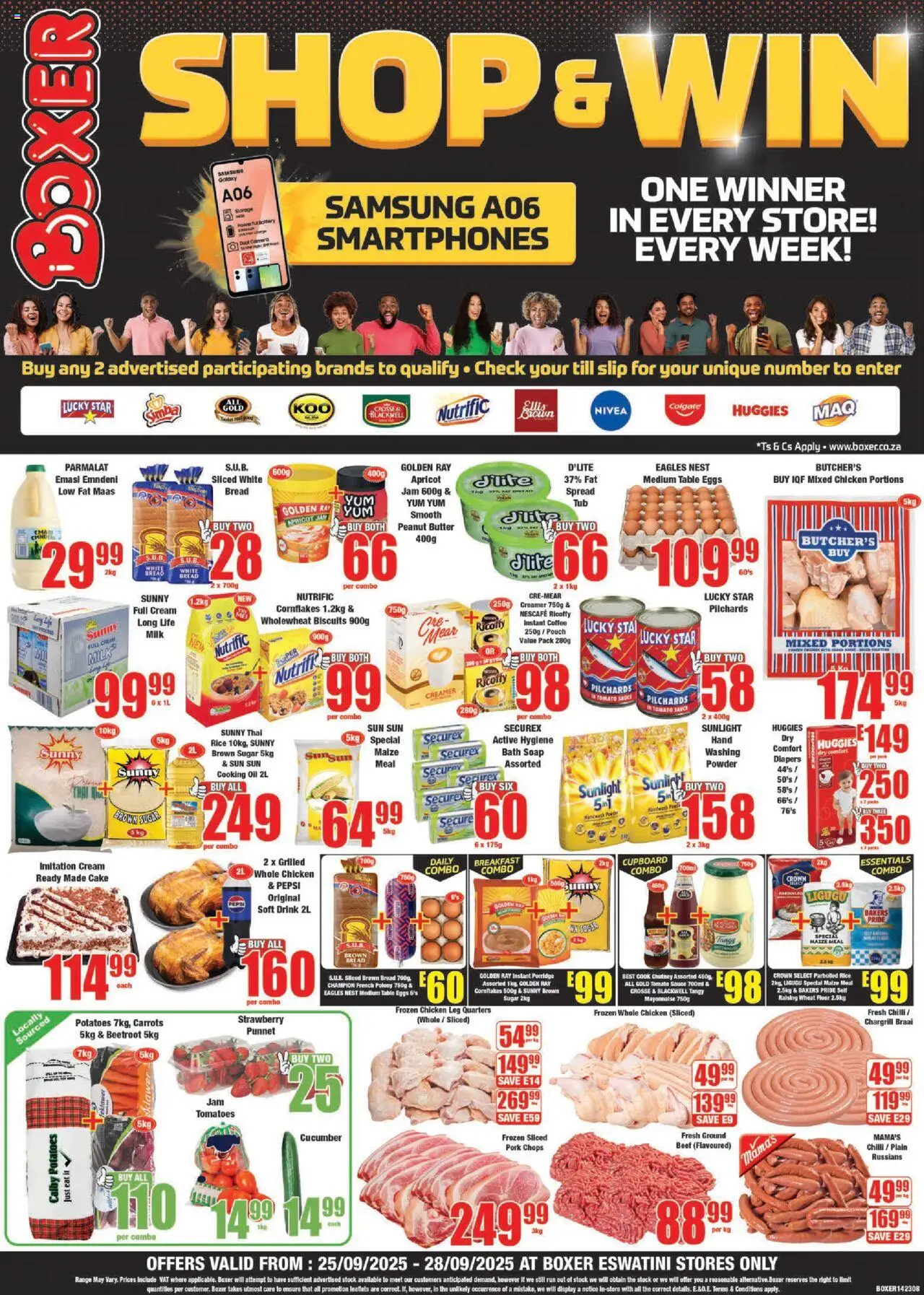 New Boxer catalogue – valid from 25.09.2025 | Page: 1 | Products: Table, Bread, Polony, Powder
