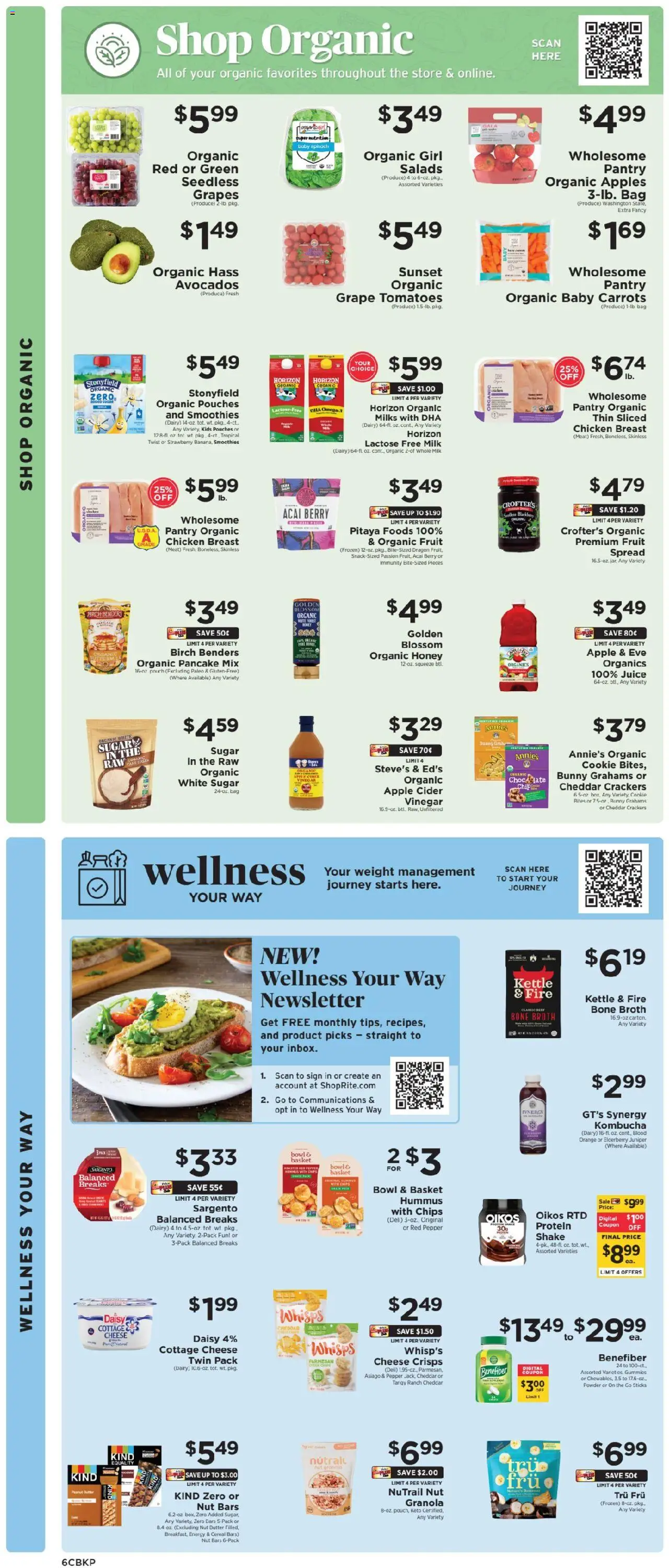 ShopRite Weekly Ad 2 - valid from 26.09.2025 | Page: 8 | Products: Vinegar, Powder, Tomatoes, Cottage cheese