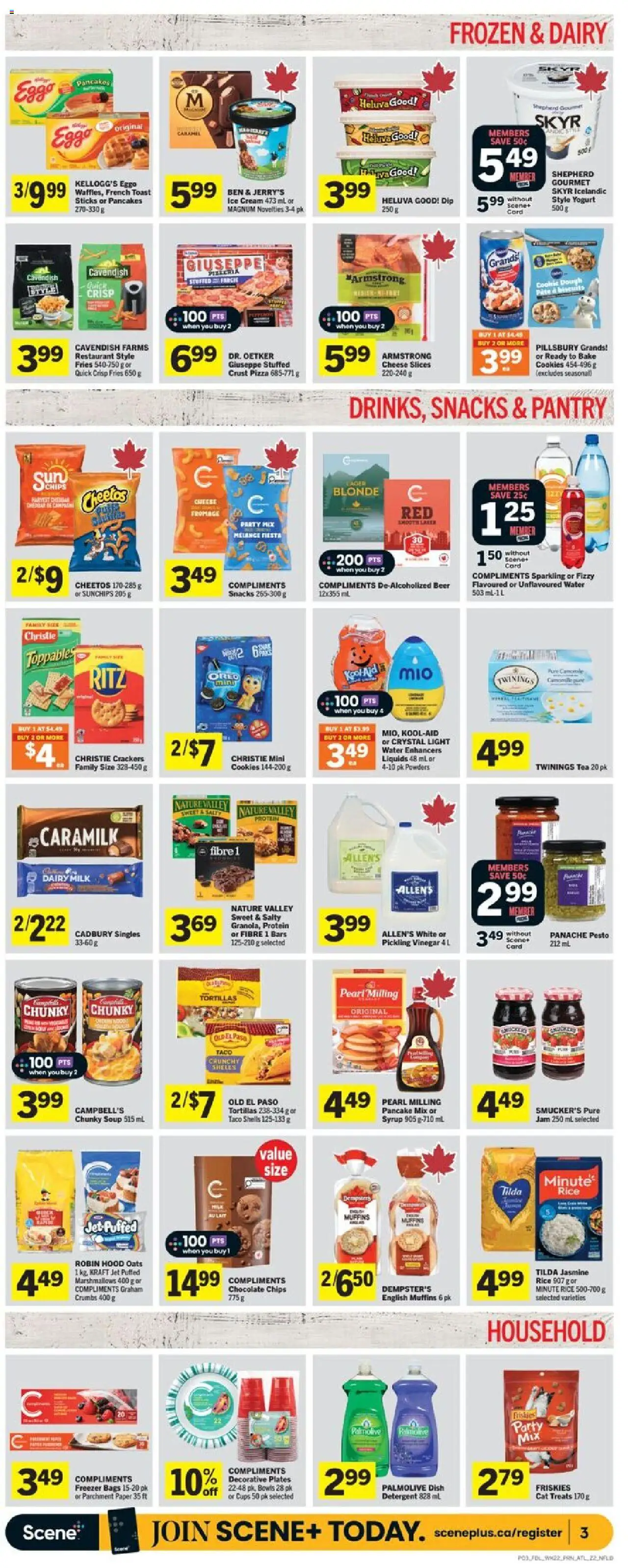 Foodland flyer valid from 25.09.2025 | Page: 4 | Products: Cream, Cheese, Yogurt, Chocolate