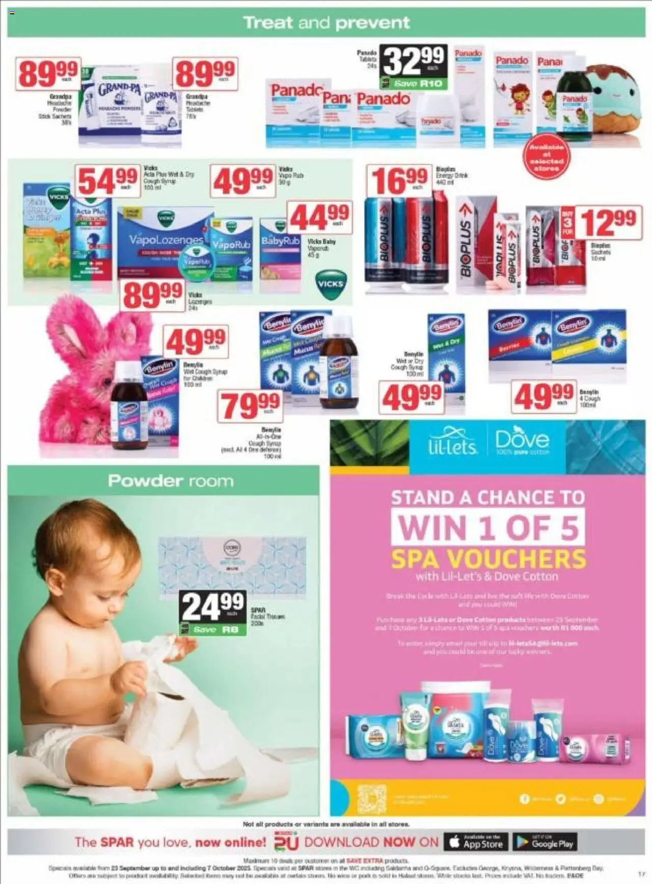 New Spar catalogue – valid from 23.09.2025 | Page: 17 | Products: Powder