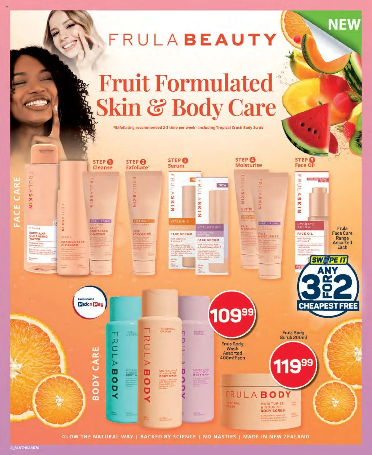 New Pick n Pay catalogue – valid from 25.09.2025 | Page: 2 | Products: Oil, Brush, Cream, Scrub