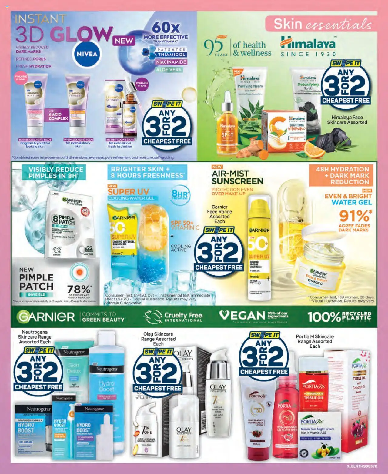 New Pick n Pay catalogue – valid from 25.09.2025 | Page: 3 | Products: Oil, Cream, Foam, Night cream