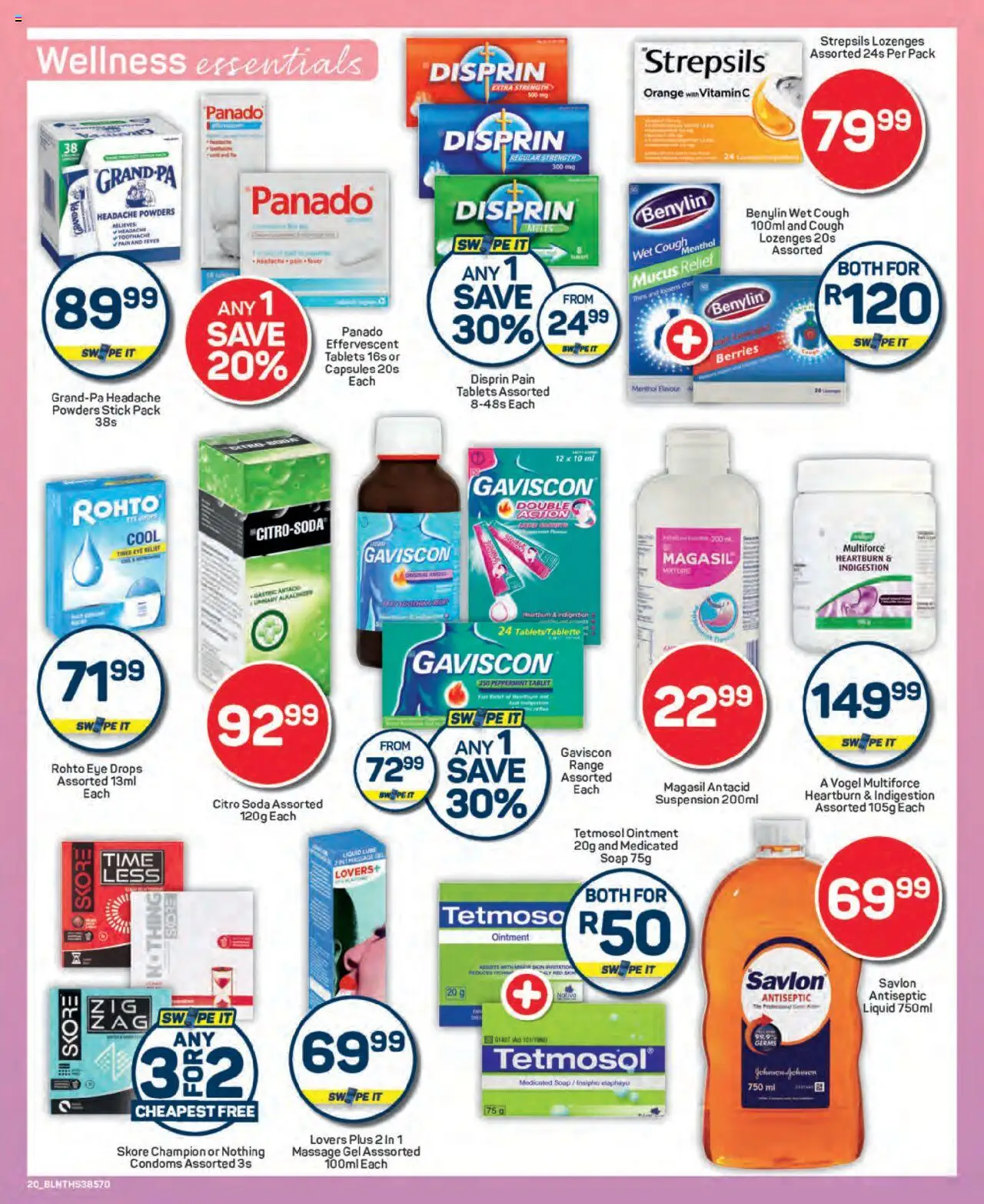 New Pick n Pay catalogue – valid from 25.09.2025 | Page: 20 | Products: Tablet, Lozenges, Soap