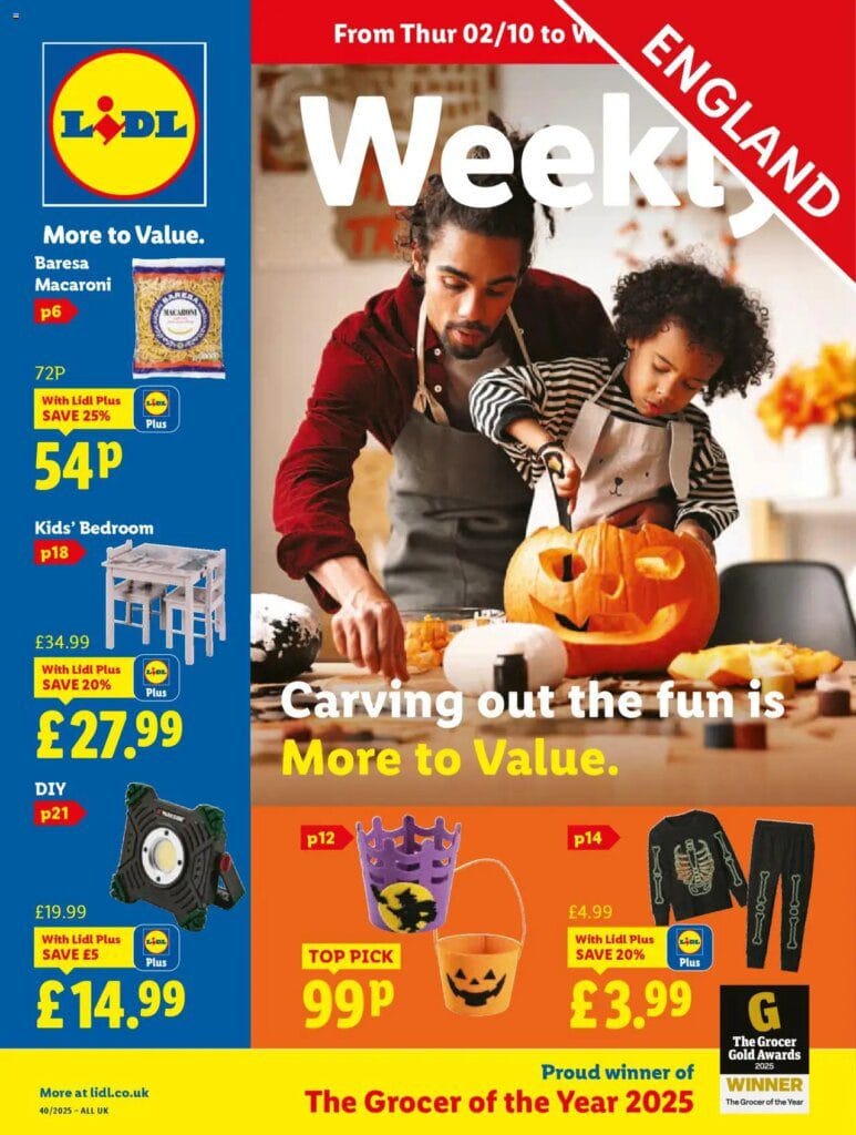 Lidl offers this week Thursday 02 October