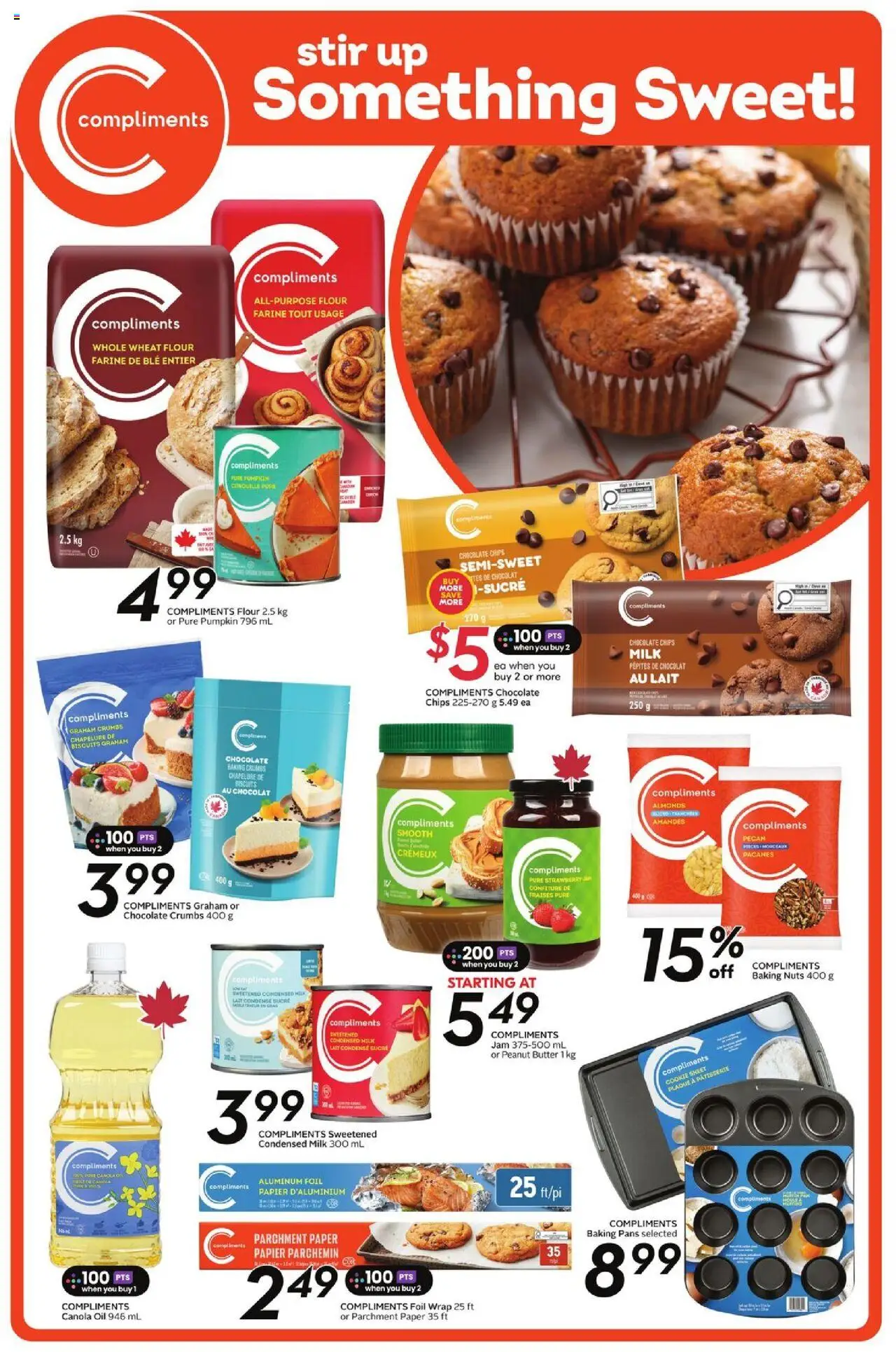 Sobeys flyer valid from 25.09.2025 | Page: 19 | Products: Nuts, Oil, Chocolate, Pumpkin