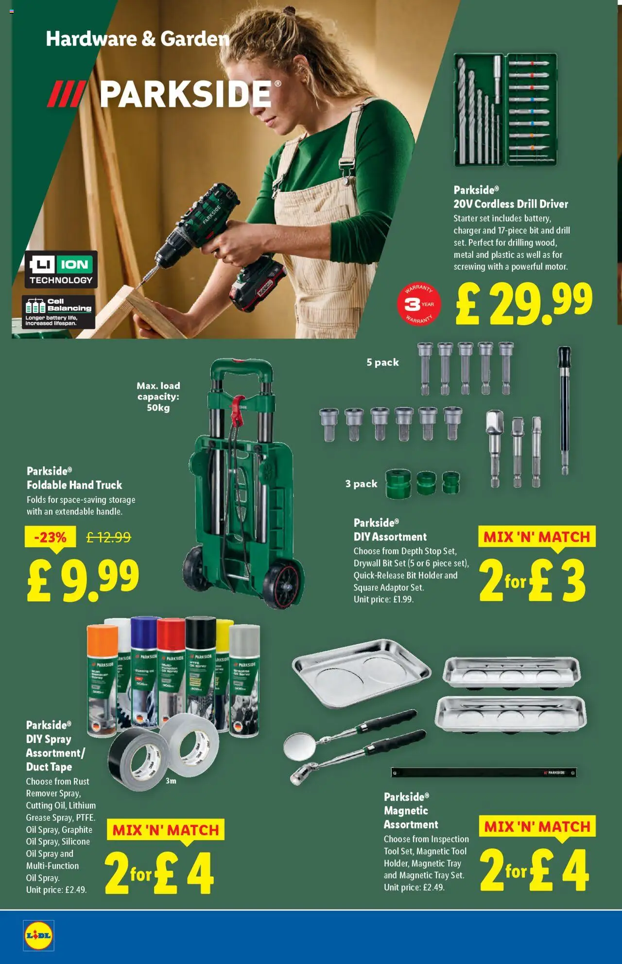  | Page: 18 | Products: Drill, Battery, Handle, Oil