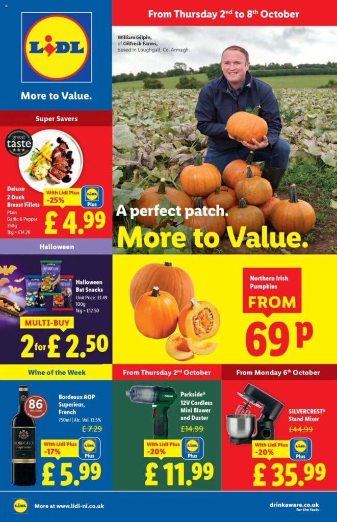 Lidl offers this week Thursday 02 October – A perfect match
