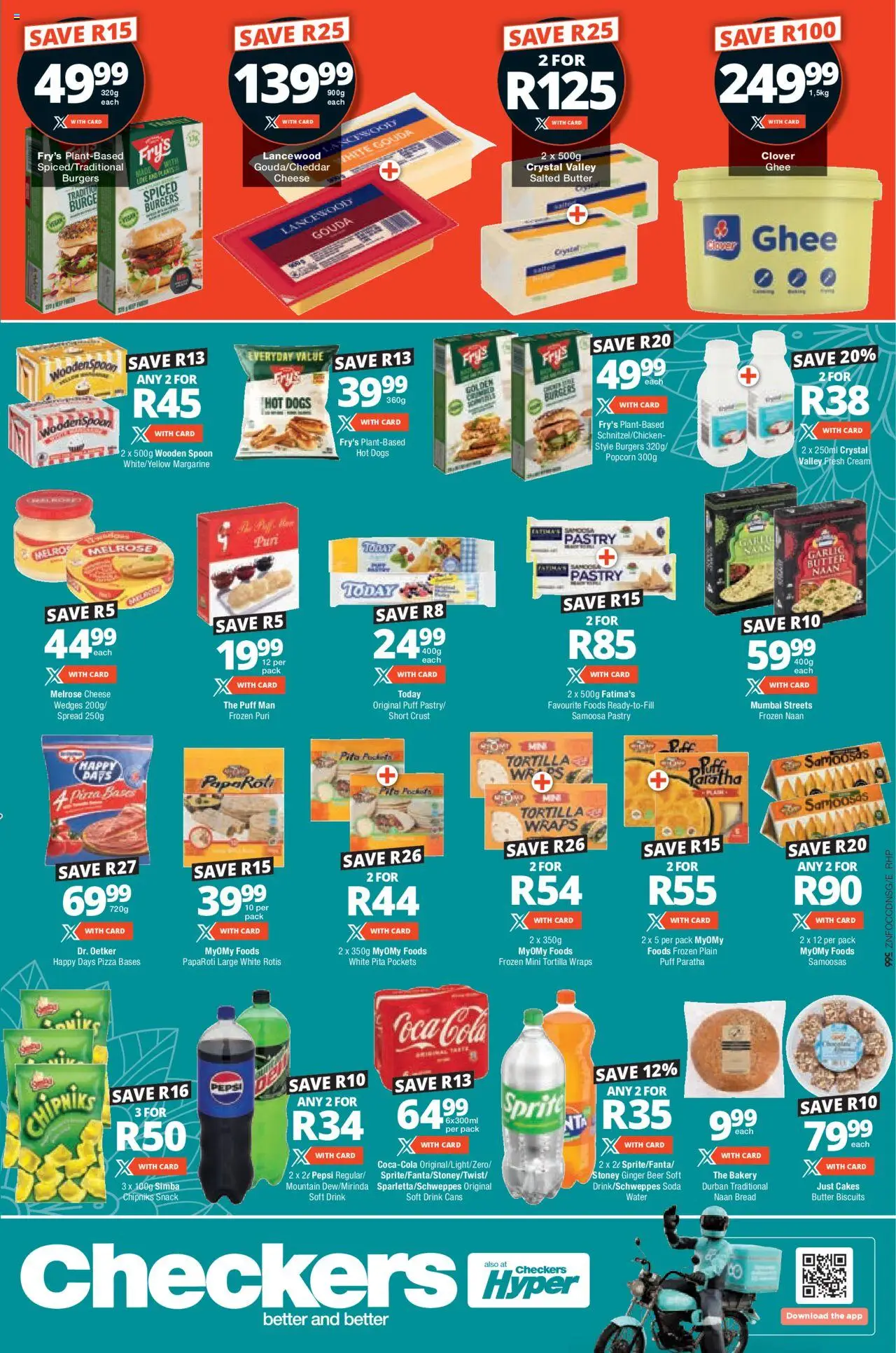 New Checkers catalogue – valid from 01.09.2025 | Page: 2 | Products: Margarine, Beer, Stoney, Popcorn