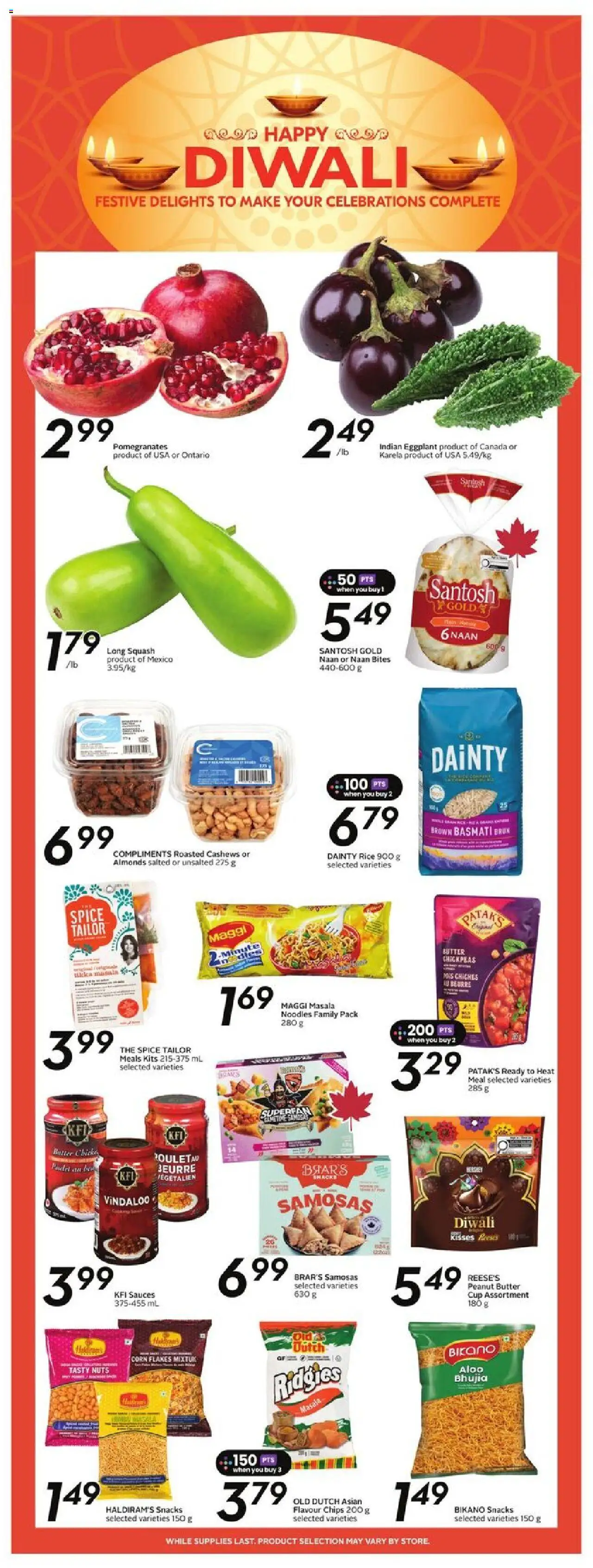 Sobeys flyer valid from 25.09.2025 | Page: 16 | Products: Noodles, Nuts, Flakes, Butter