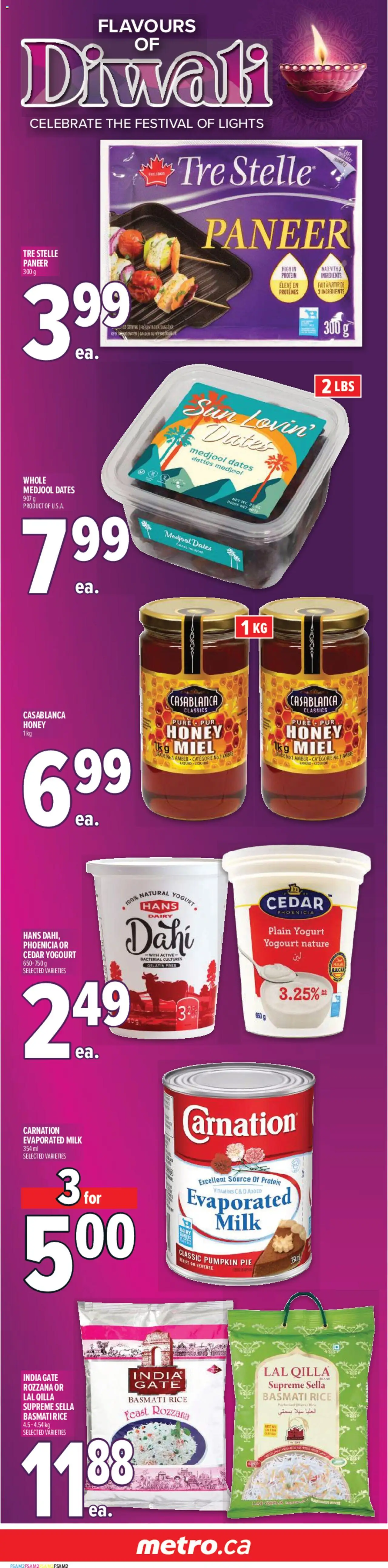 Metro flyer valid from 25.09.2025 | Page: 3 | Products: Rice, Milk, Yogurt, Pumpkin